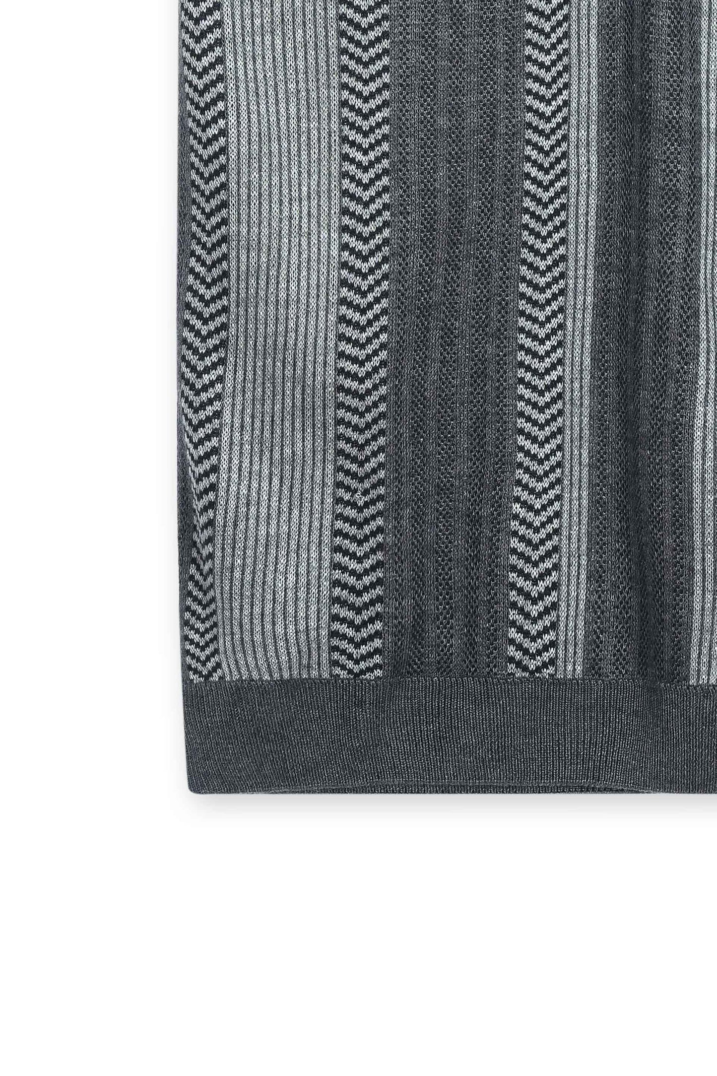 Monaco Charcoal Knit Polo