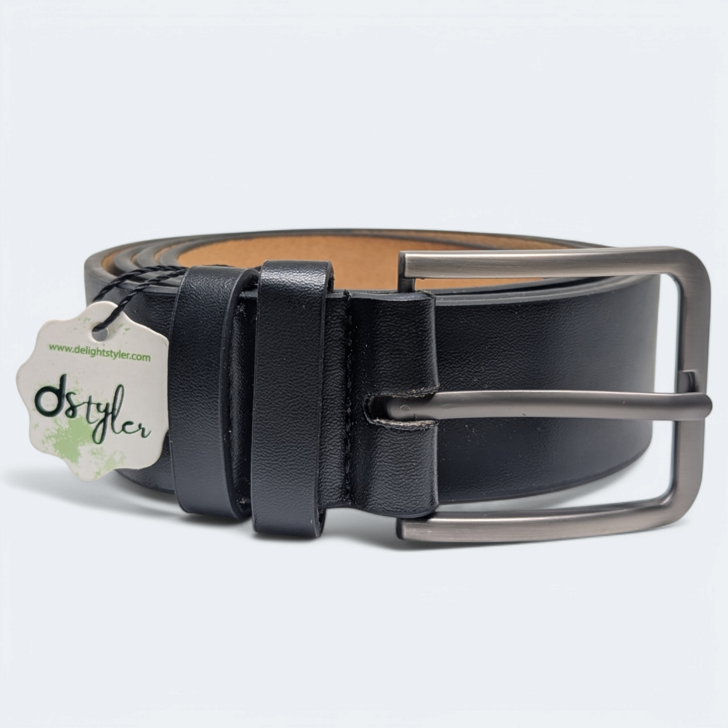 Classic Buckle Black Belt