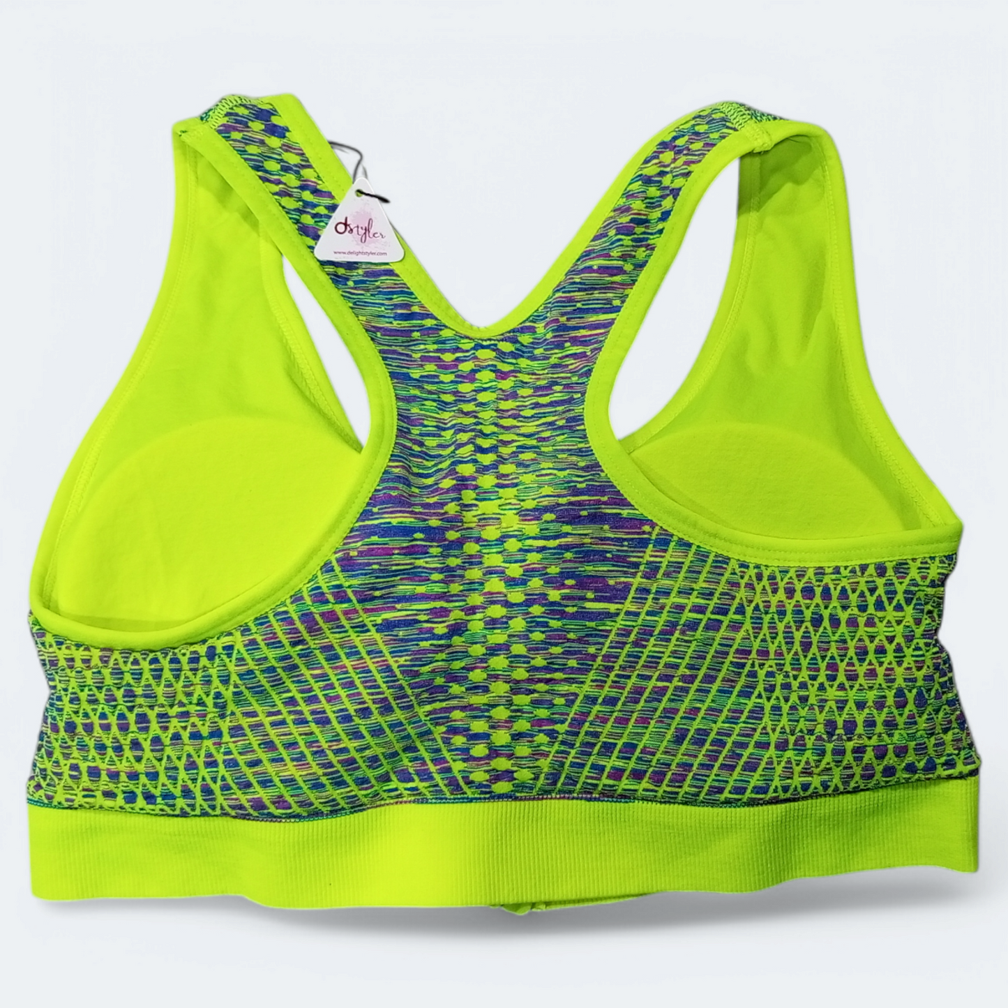 Zipper Front Wirefree Sports Bra