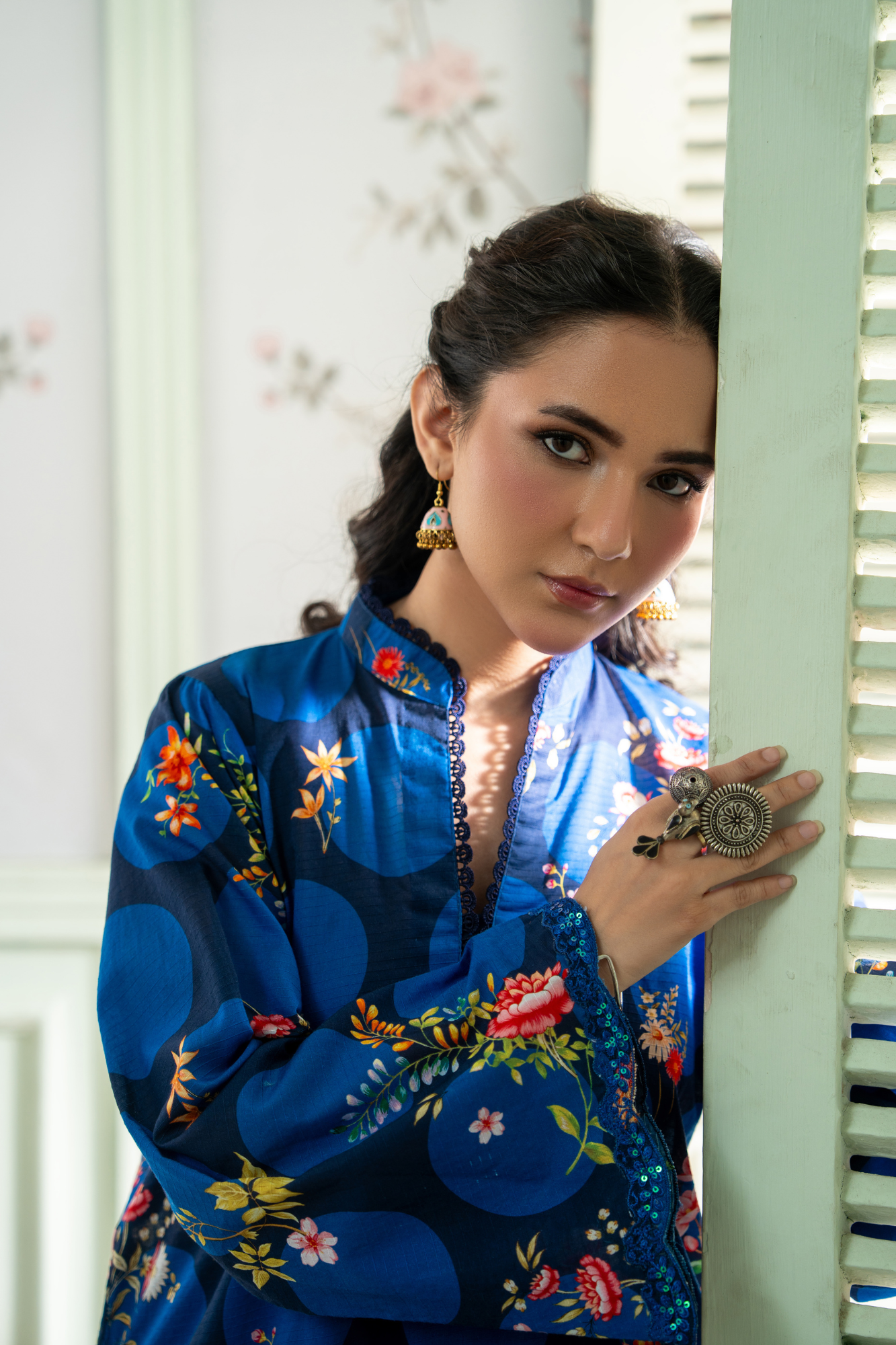 3 piece Emb Printed lawn suit Pret