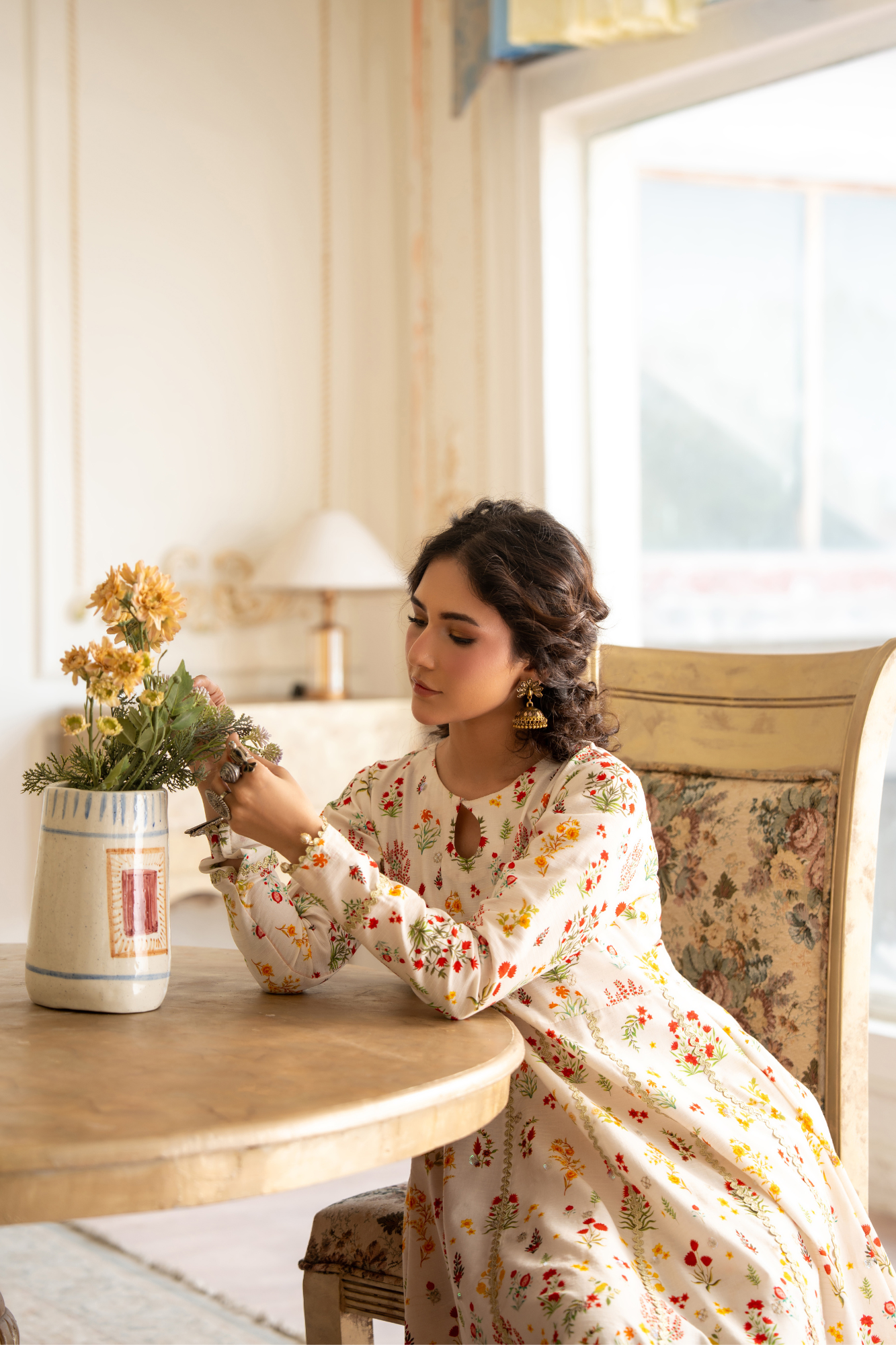 2 PIECE DIGITAL PRINTED LAWN FROCK (PRET)