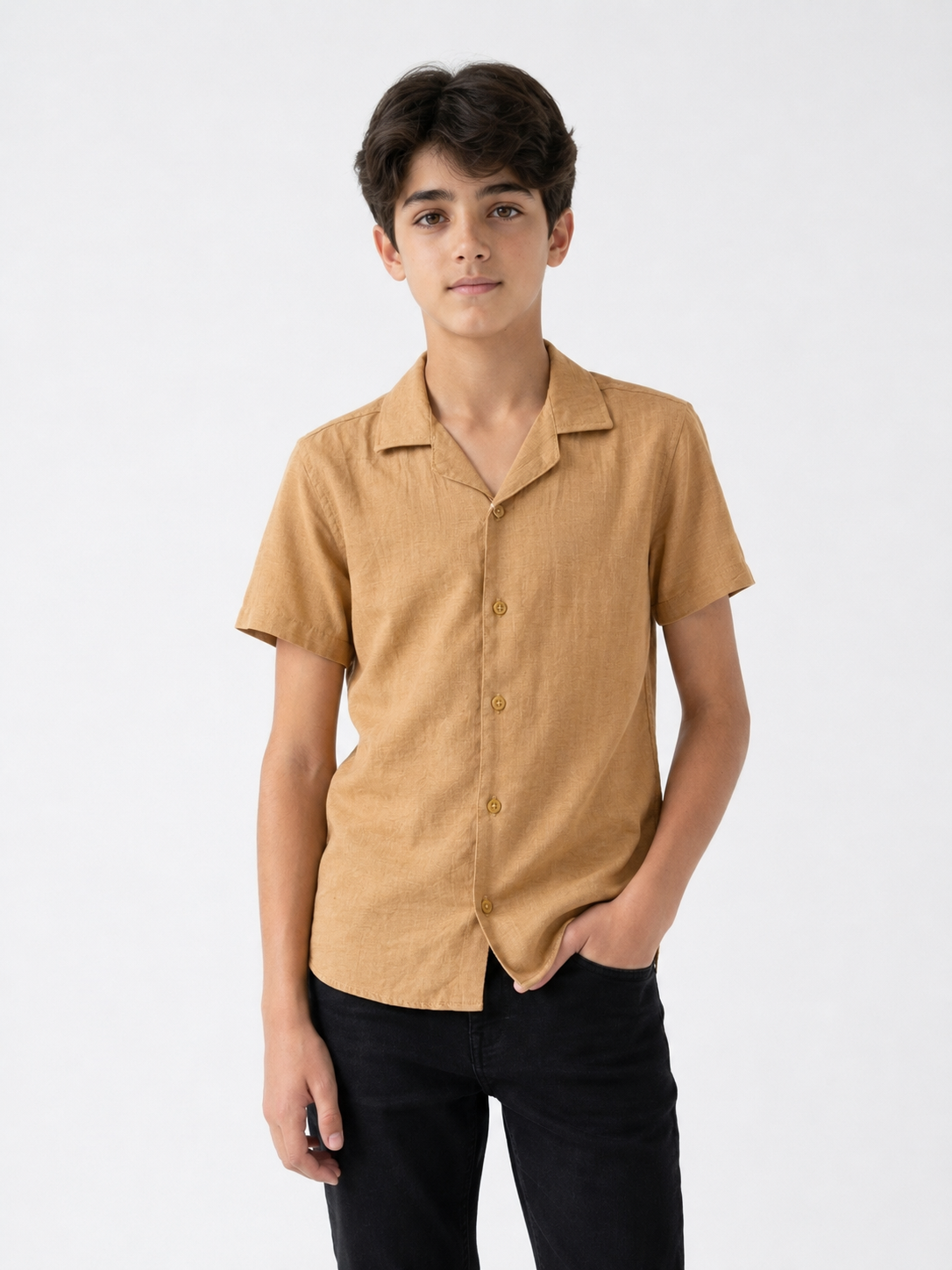 Boys Desert Sand Casual Shirt