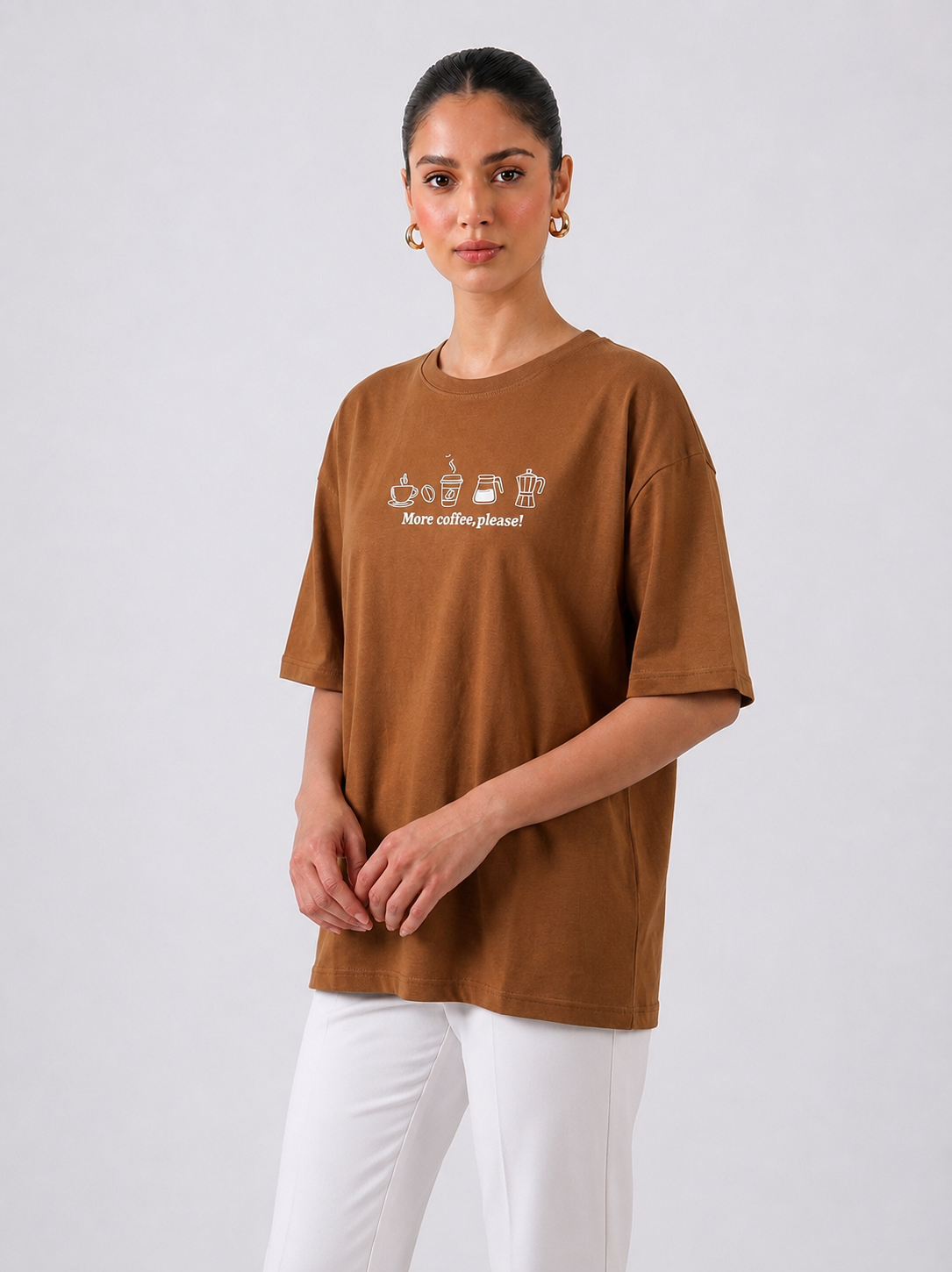 Coffee Club Oversized Tee