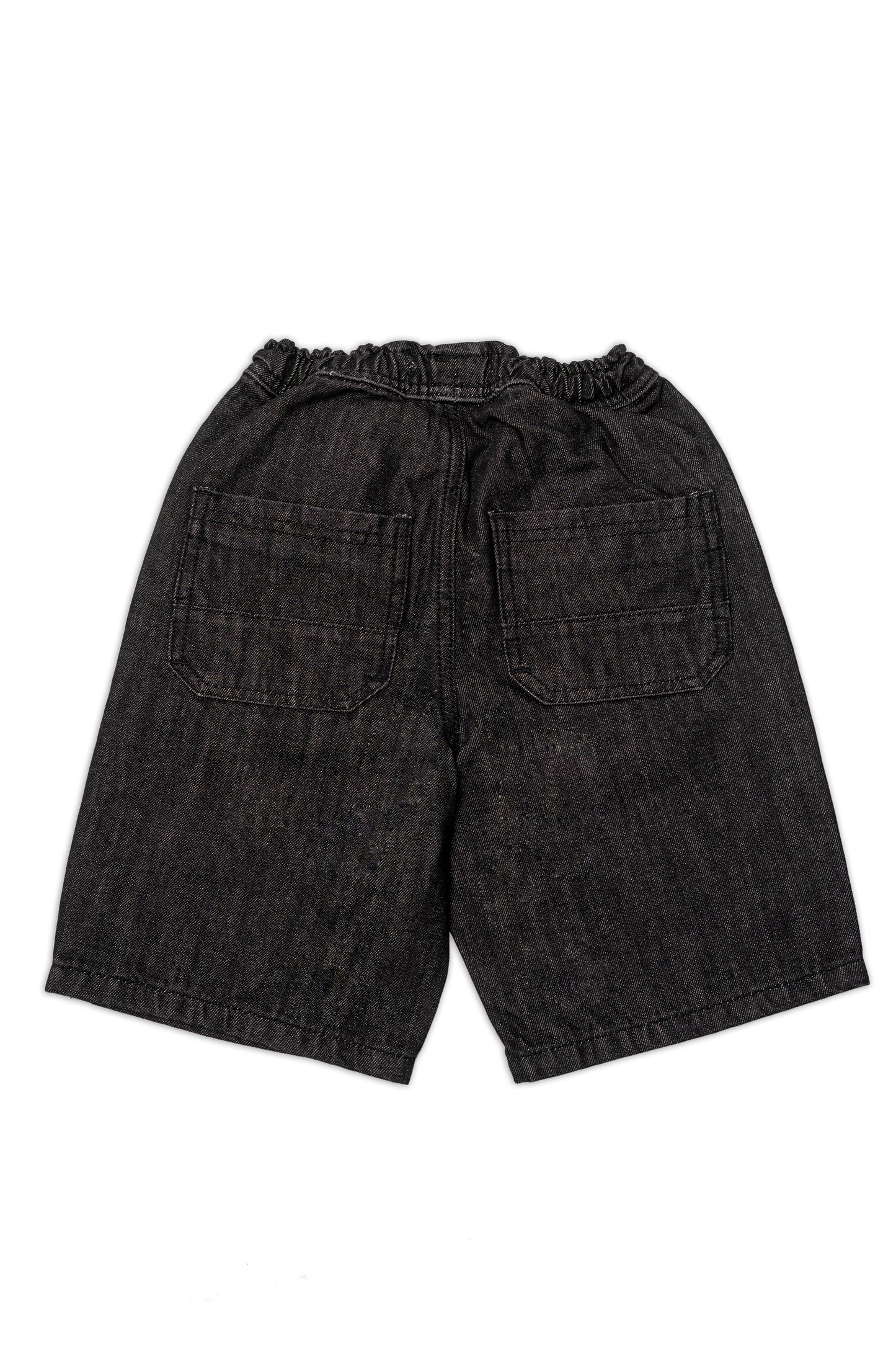 Boys Bermuda With Cord Regular Black Wash