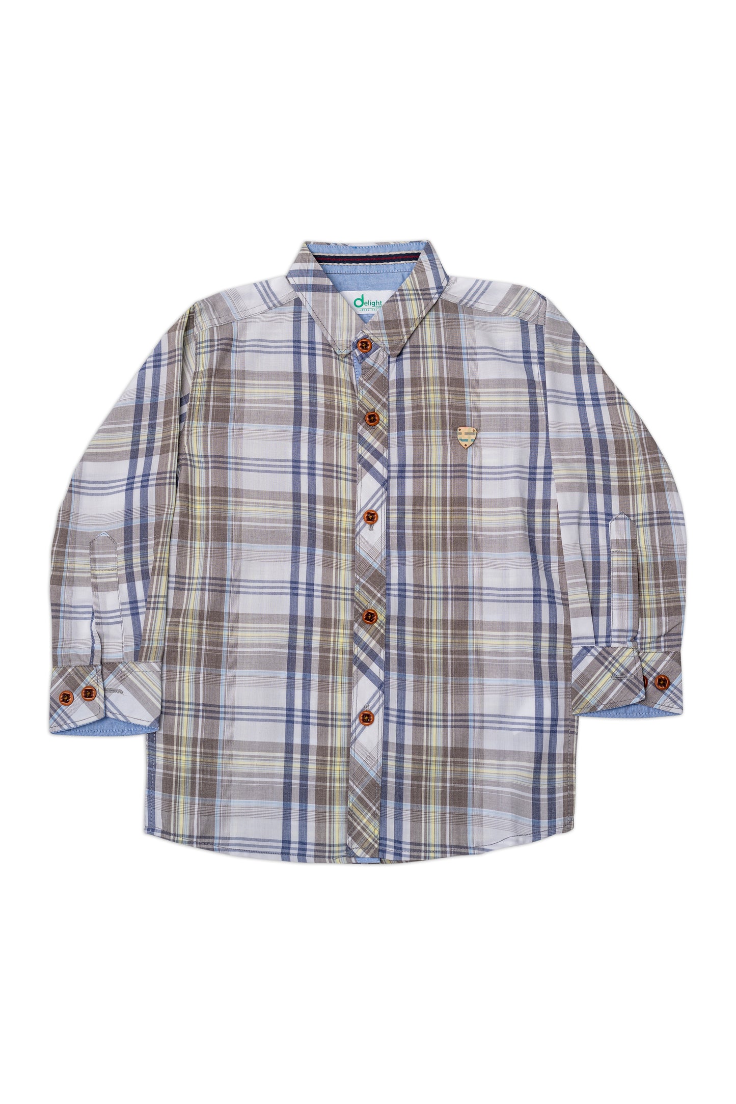 Casual Shirt Wood logo White