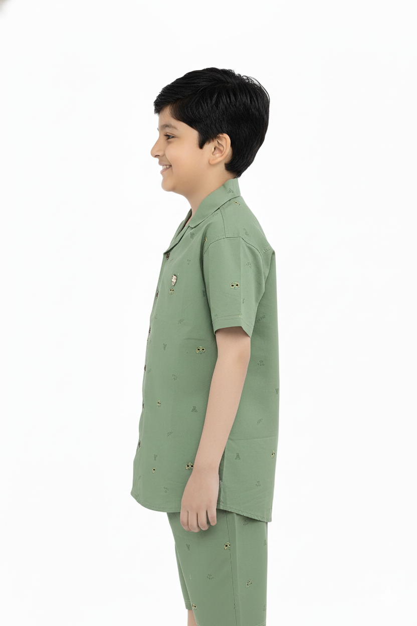 Boys Resort Collar Set