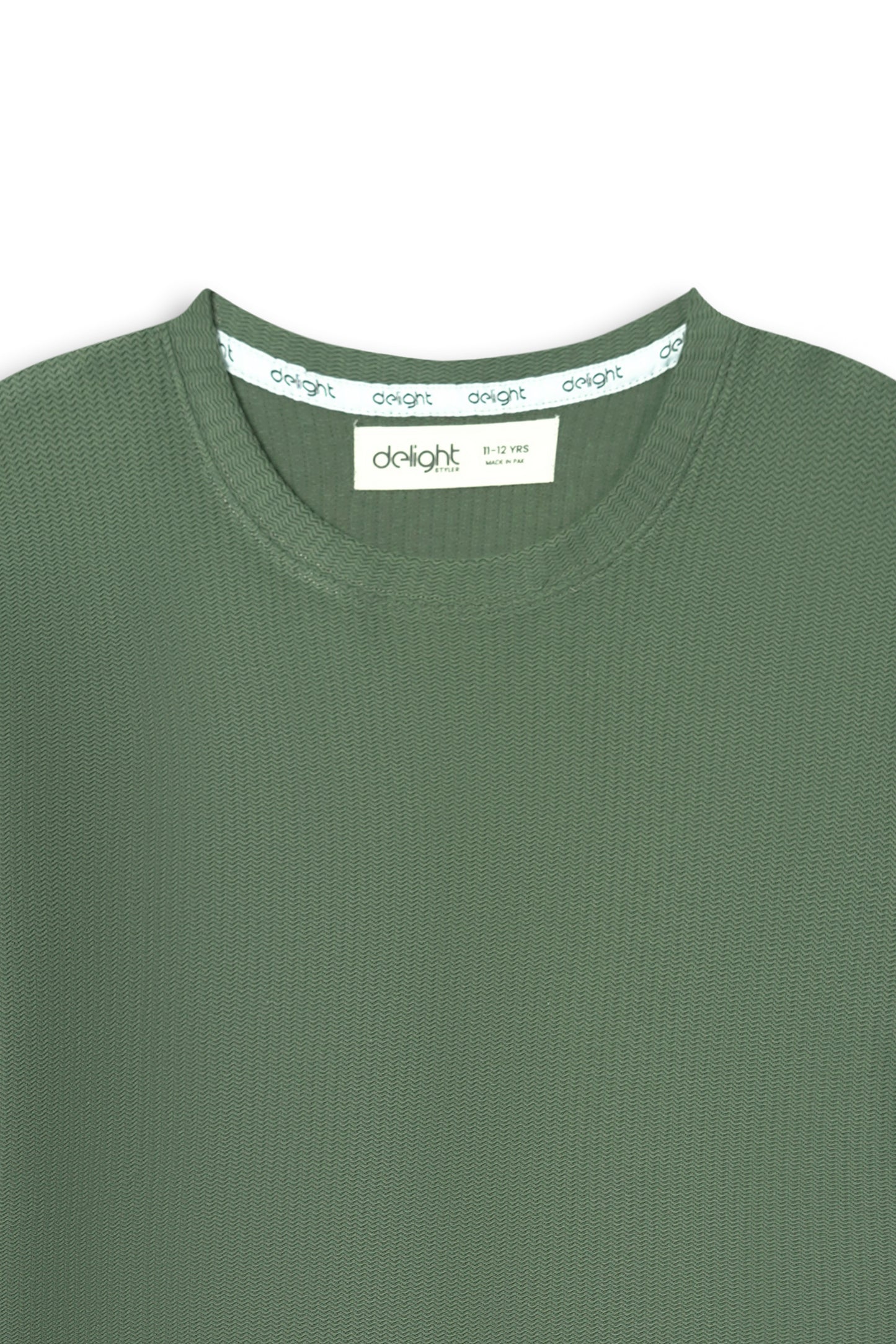 Vertical Waffle Grid Tee