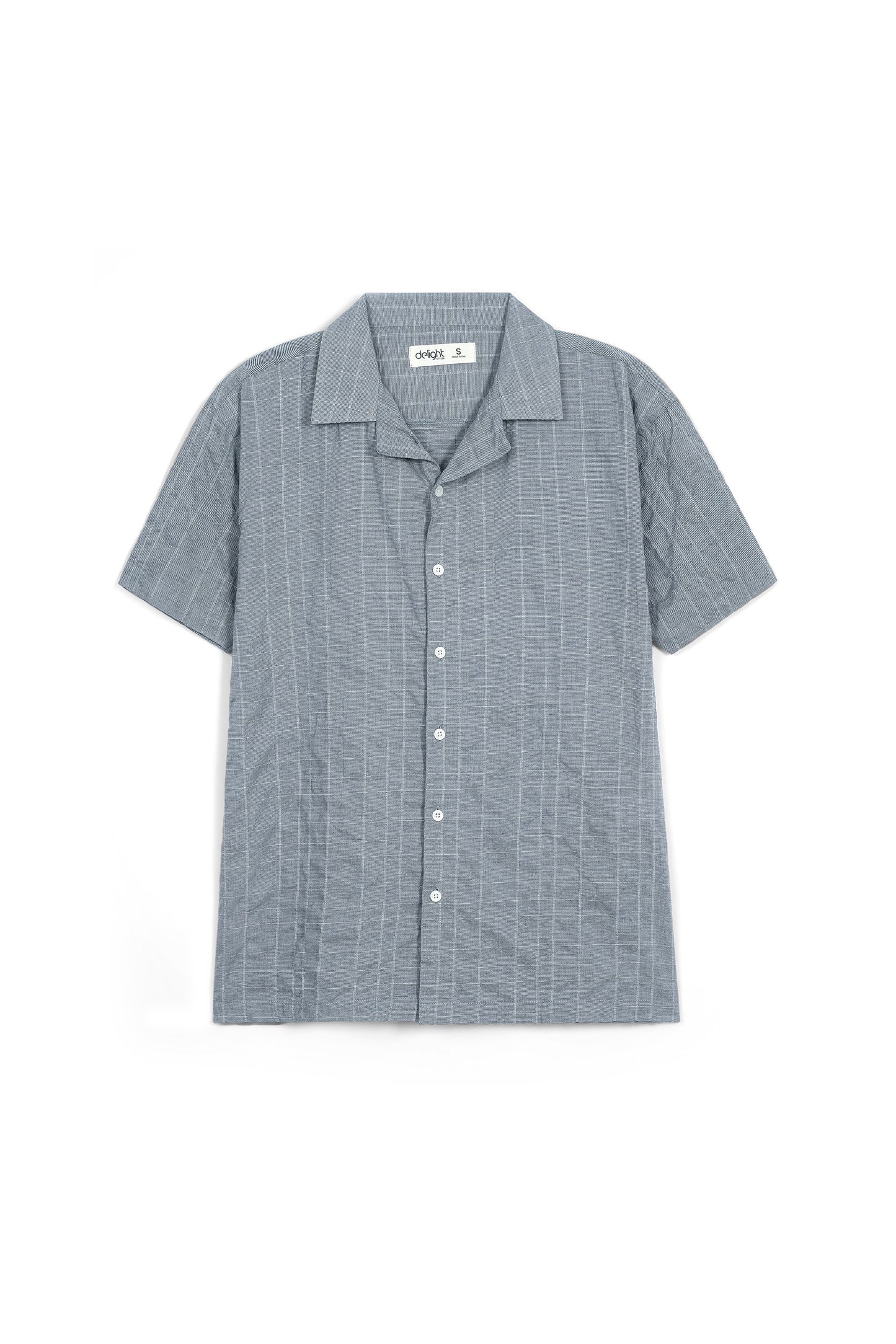 Stone Grey Resort Collar Shirt