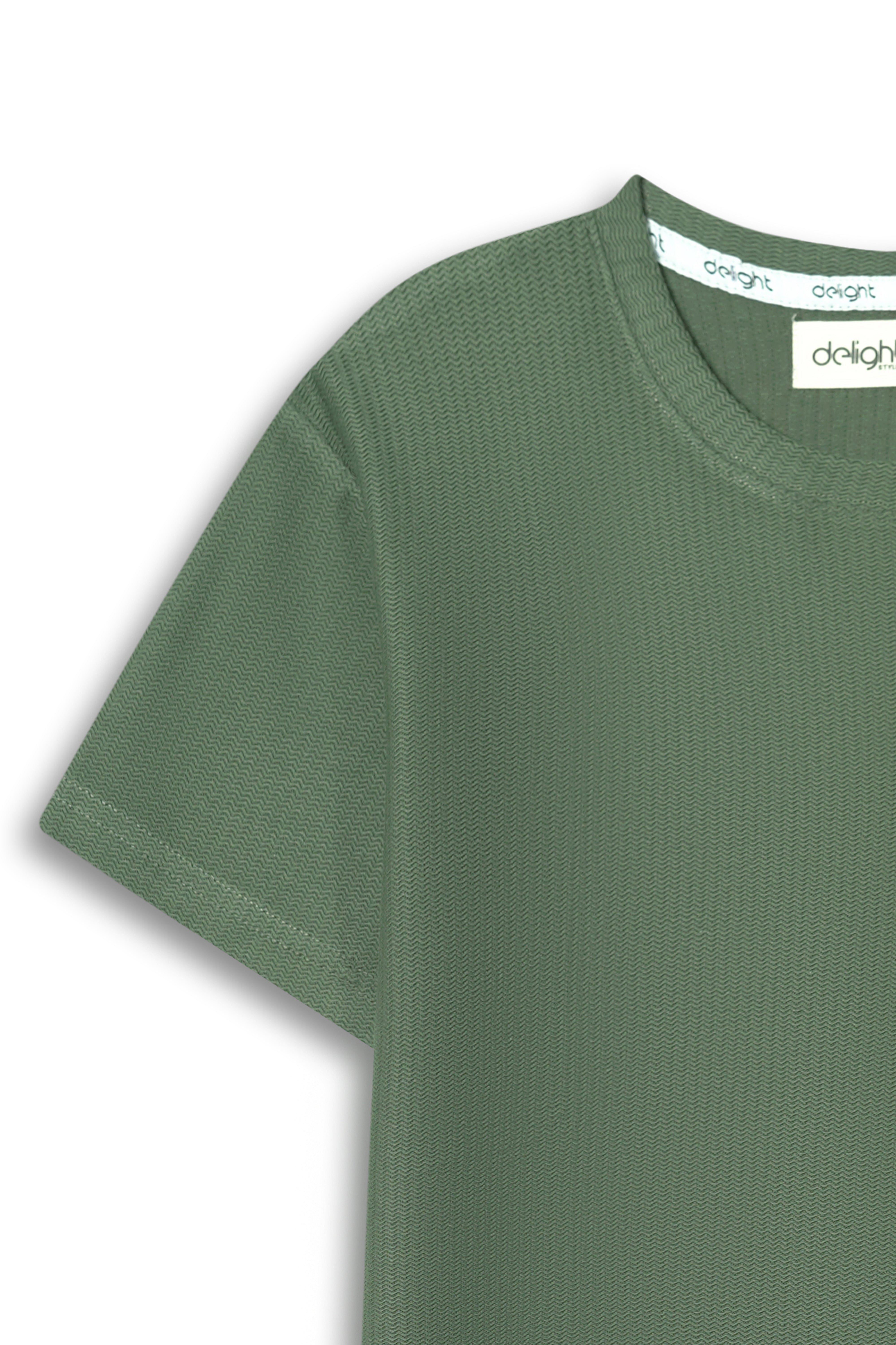 Vertical Waffle Grid Tee