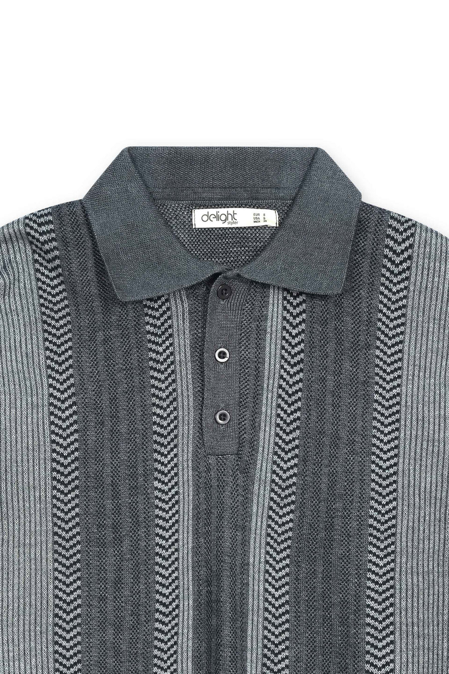 Monaco Charcoal Knit Polo