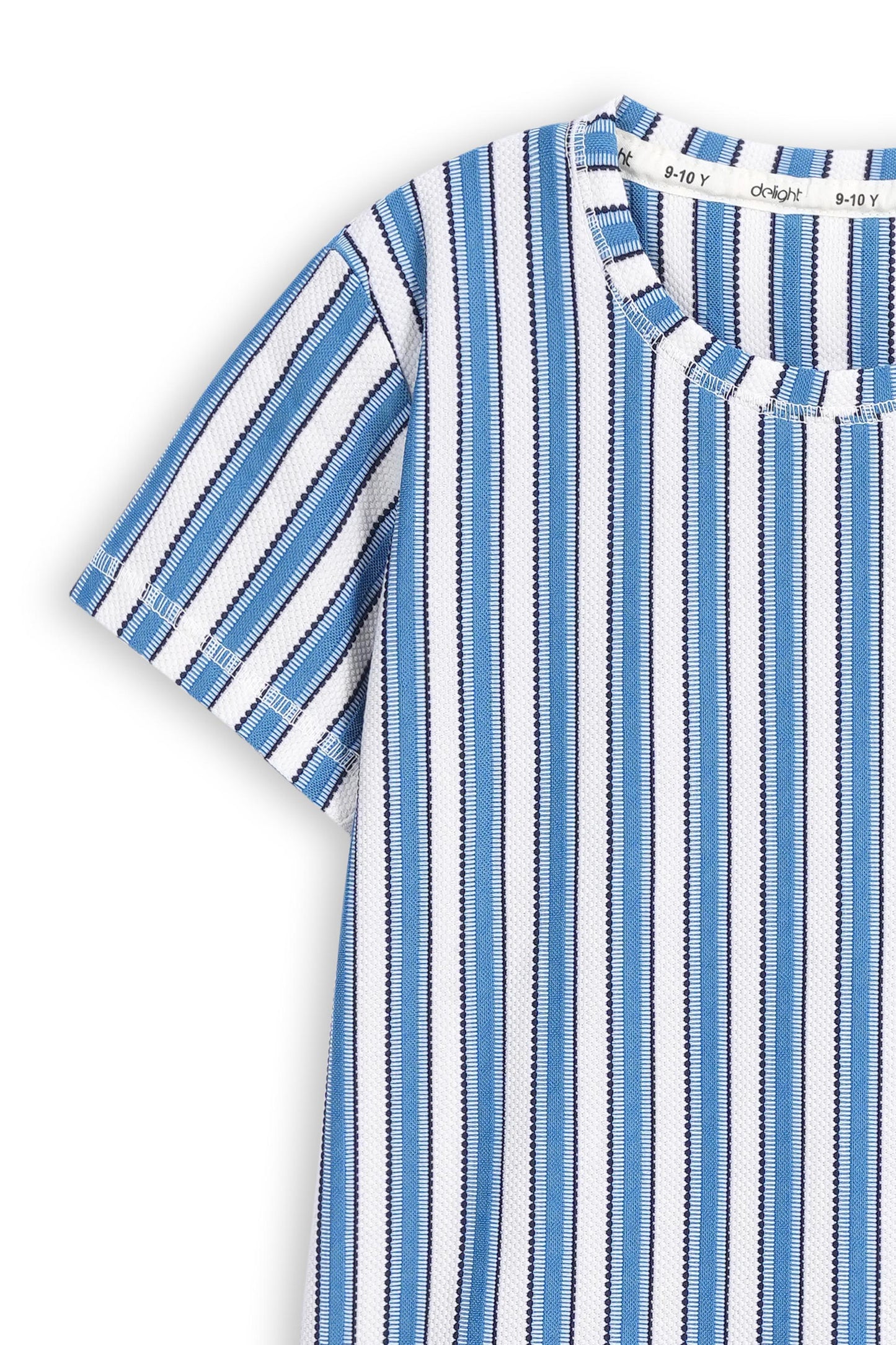 Riviera Blue Stripe Co-Ord Set