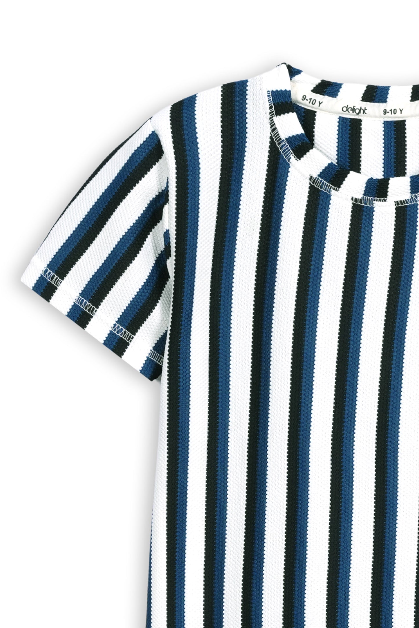 Navy Stripe Popcorn Co-Ord Set