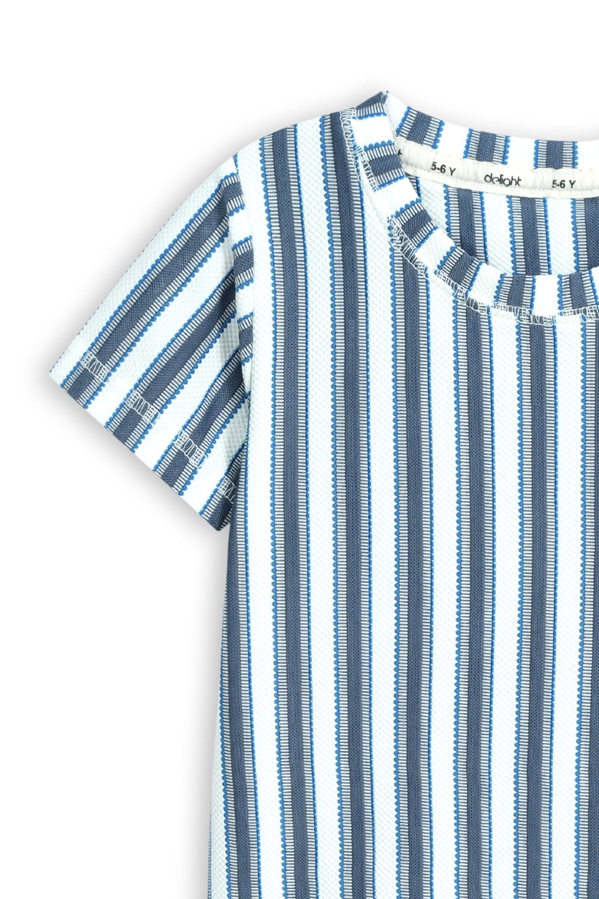 Ocean Stripe Textured Co-Ord Set