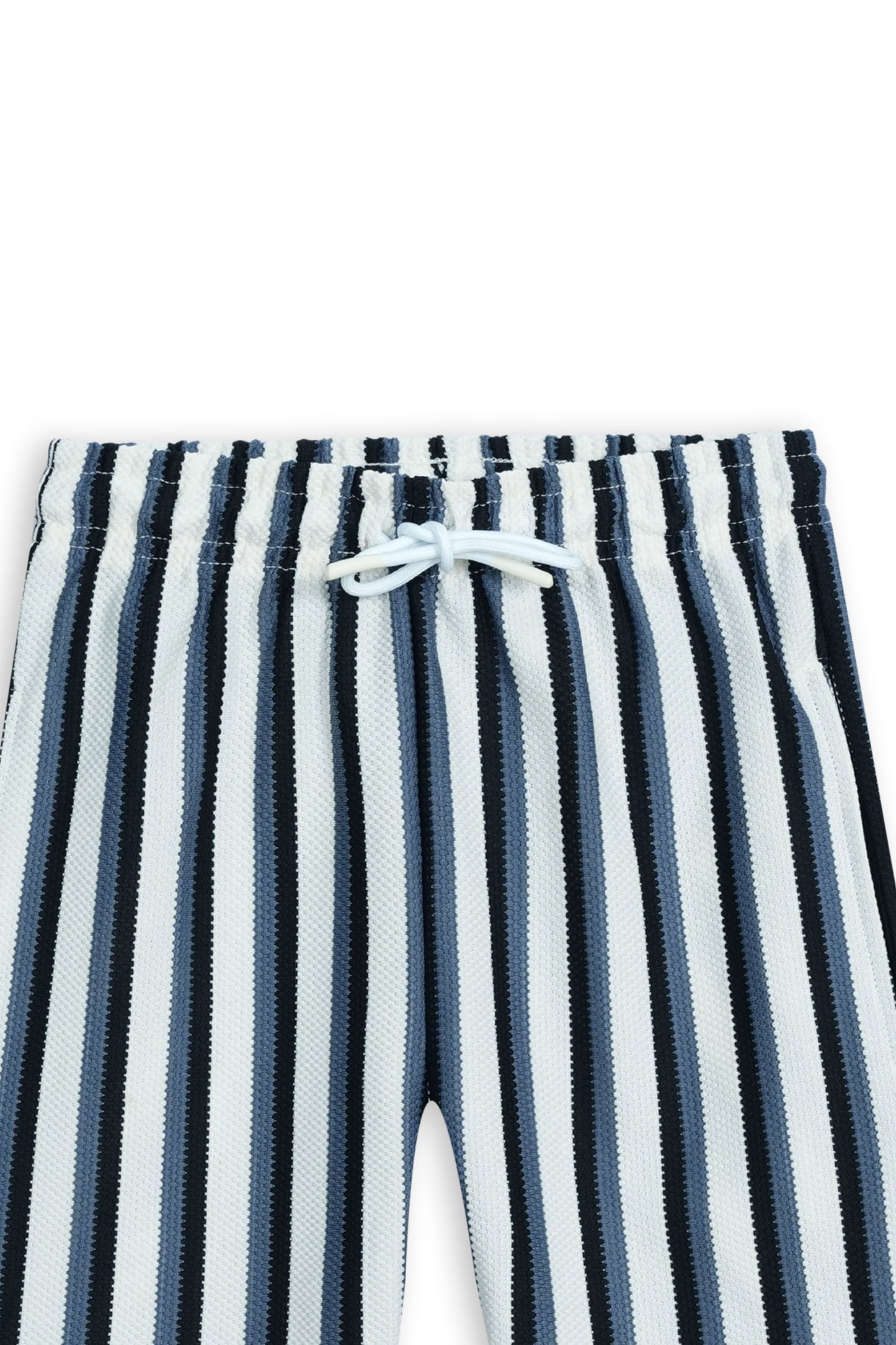 Boys Blue Stripe Popcorn Cord Set