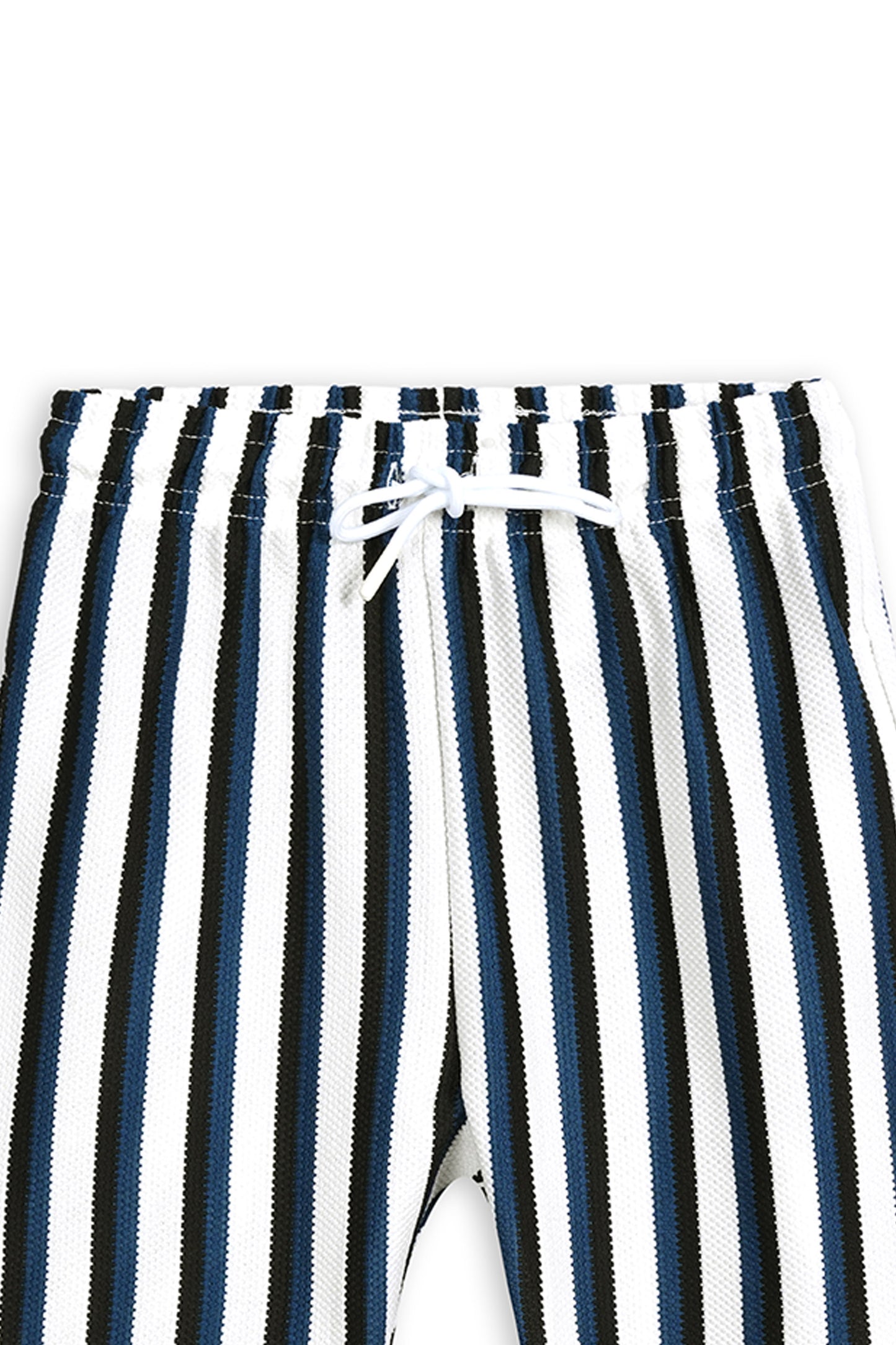 Navy Stripe Popcorn Co-Ord Set