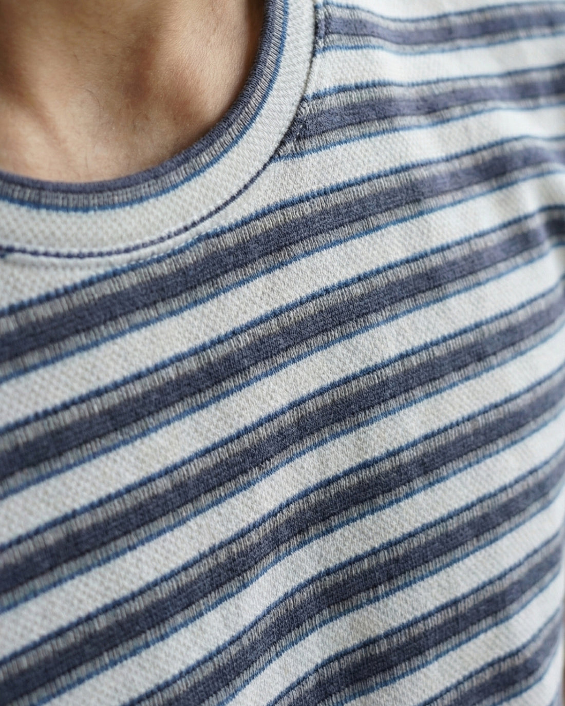 Urban Popcorn Texture Striped Shirt