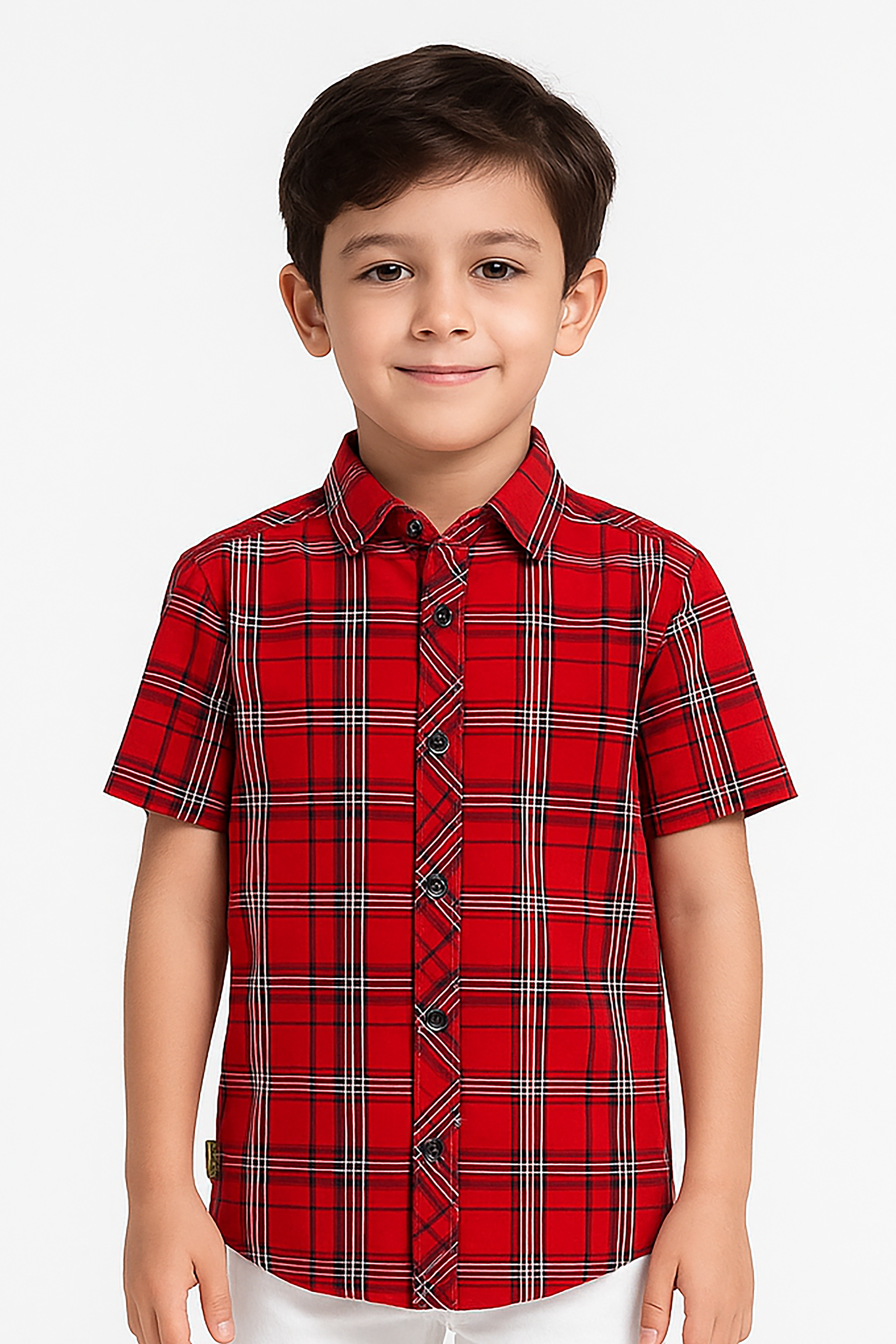 Half Sleeves Casual shirt Red check