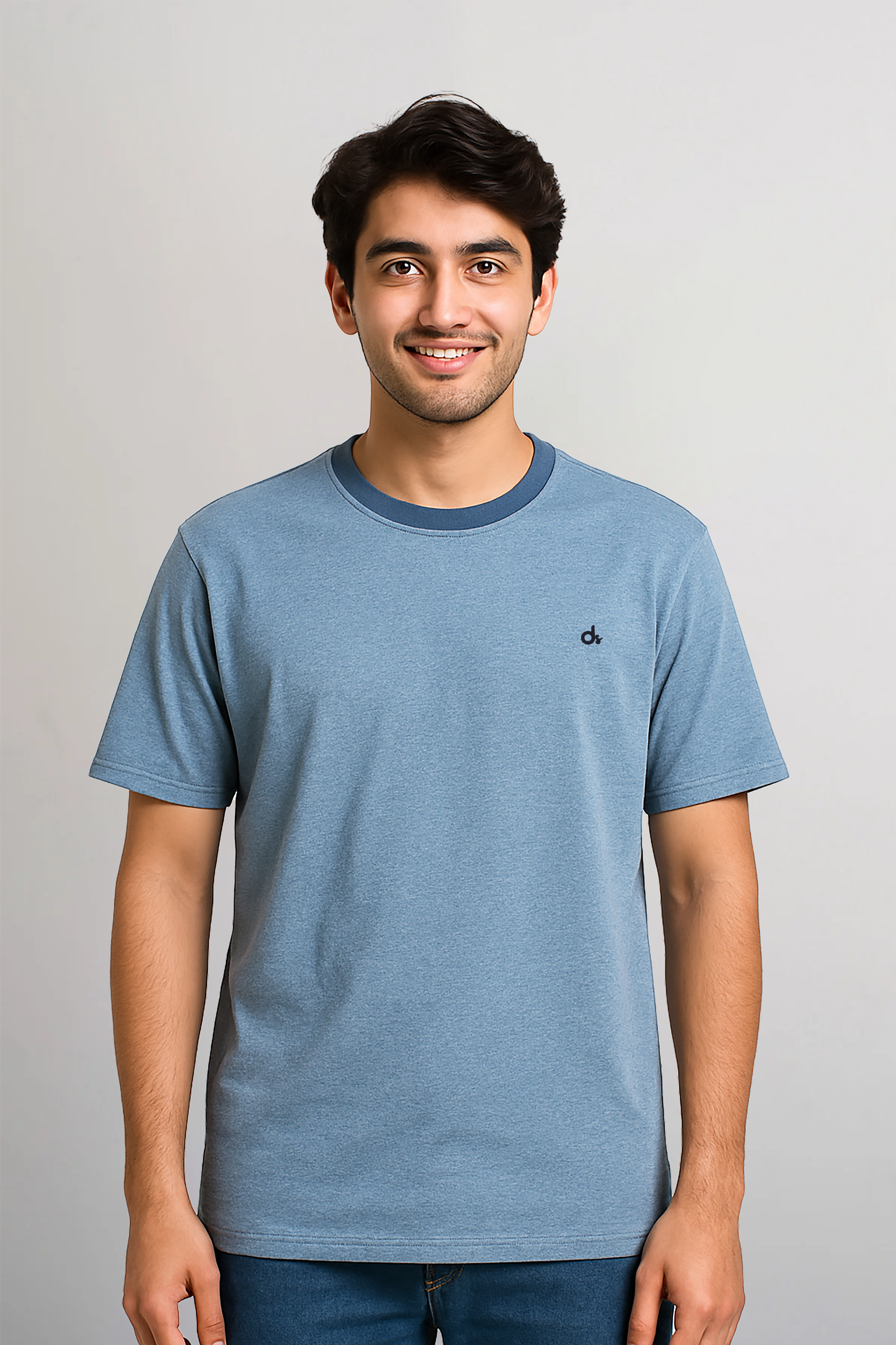 MEN T-SHIRT YARN DYED