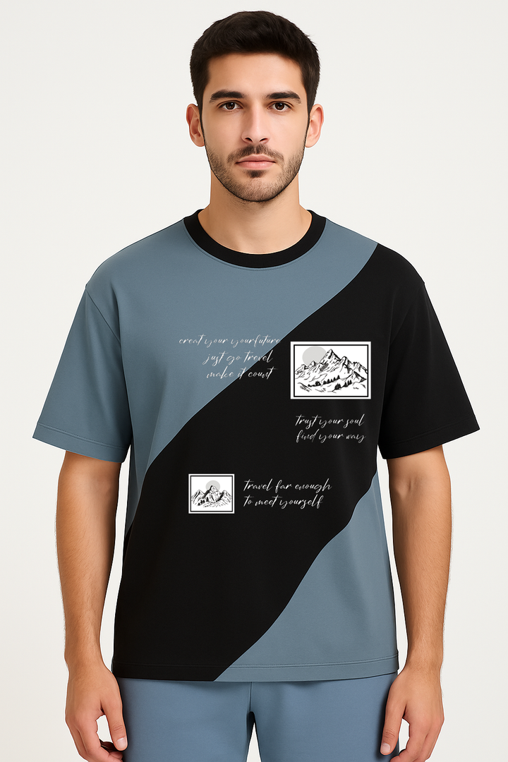 Men Dropshoulder T-shirt Graphic