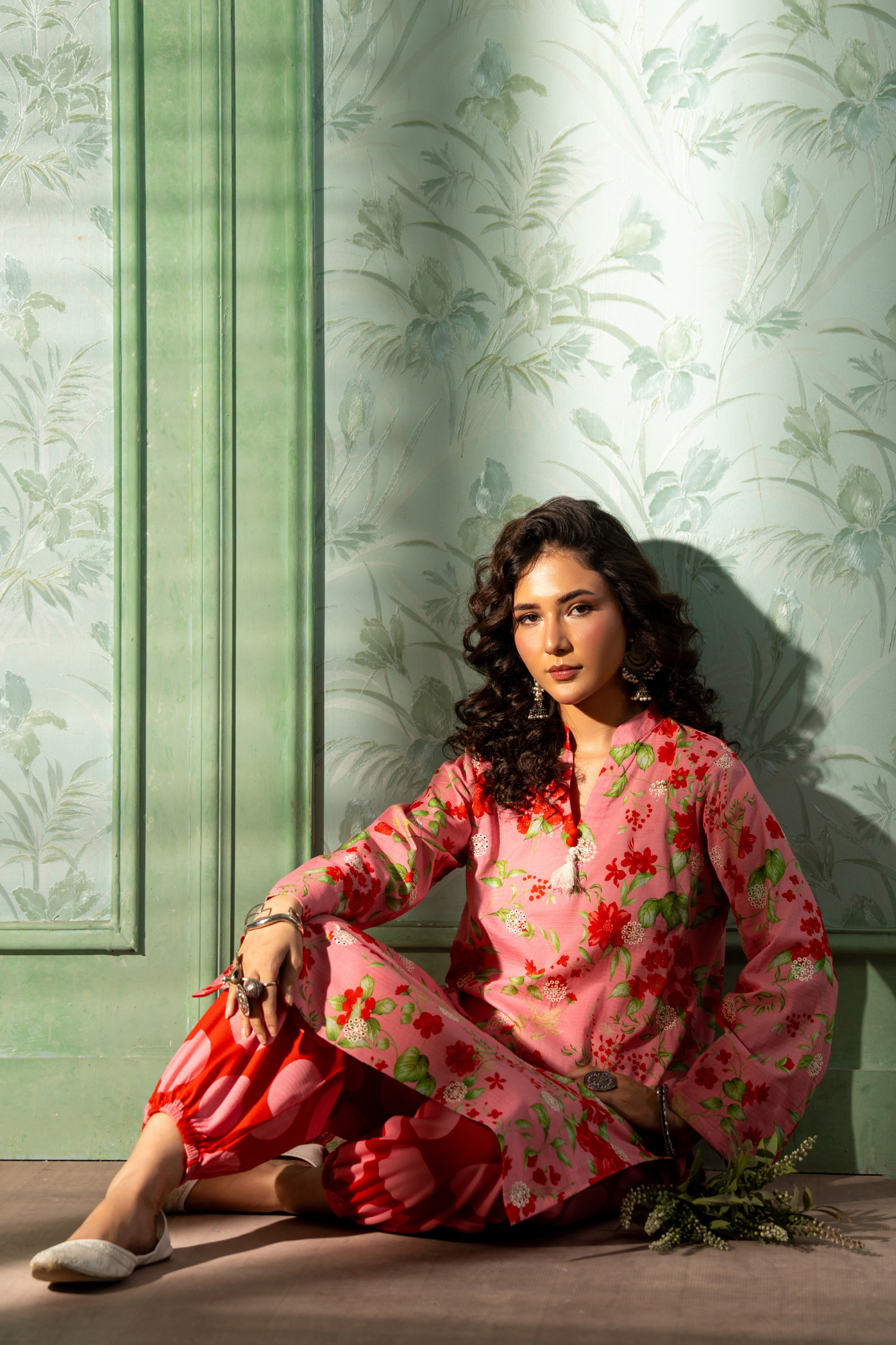 3 piece Emb Printed lawn suit Pret