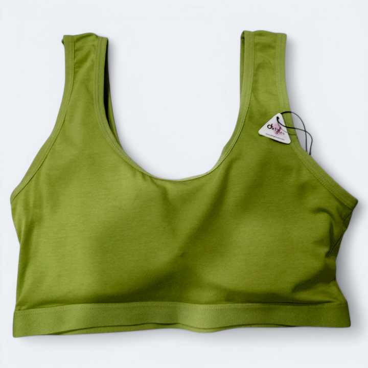 Wome Bra Parrot Green  Color