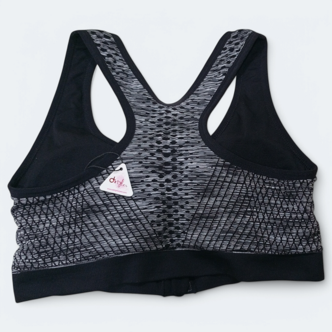 Zipper Front Wirefree Sports Bra