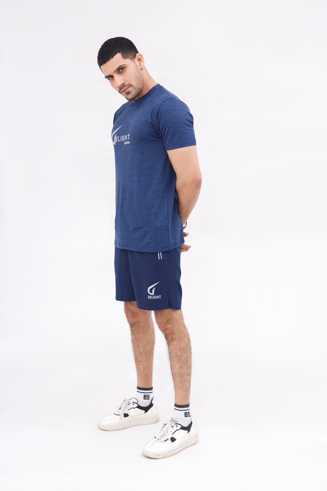 Men Active Wear Double Grip Short