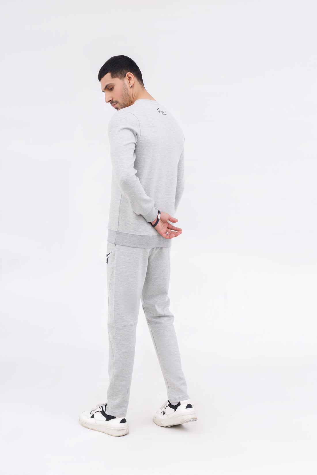 Men Active Wear Sweat Shirt Grey