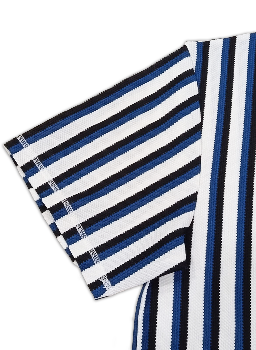 Stripe Textured T-Shirt