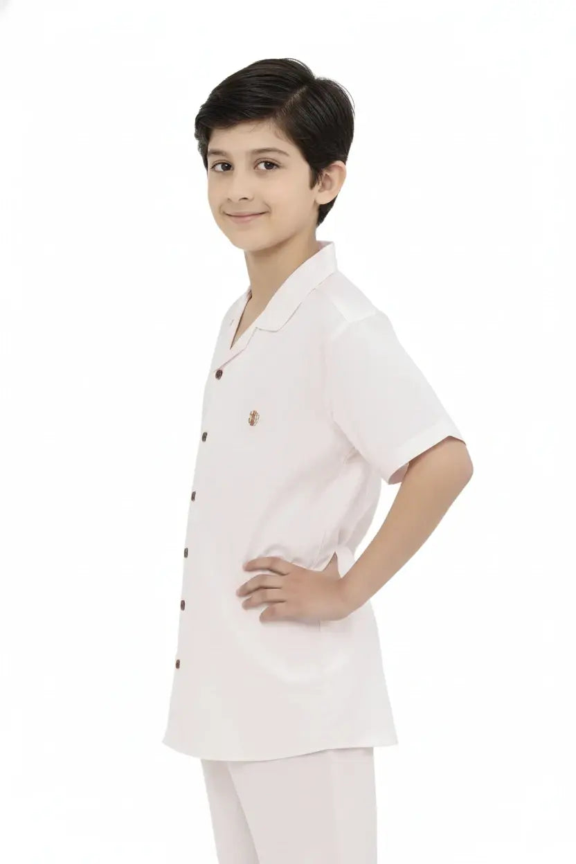 BOYS RESORT COLLAR SET