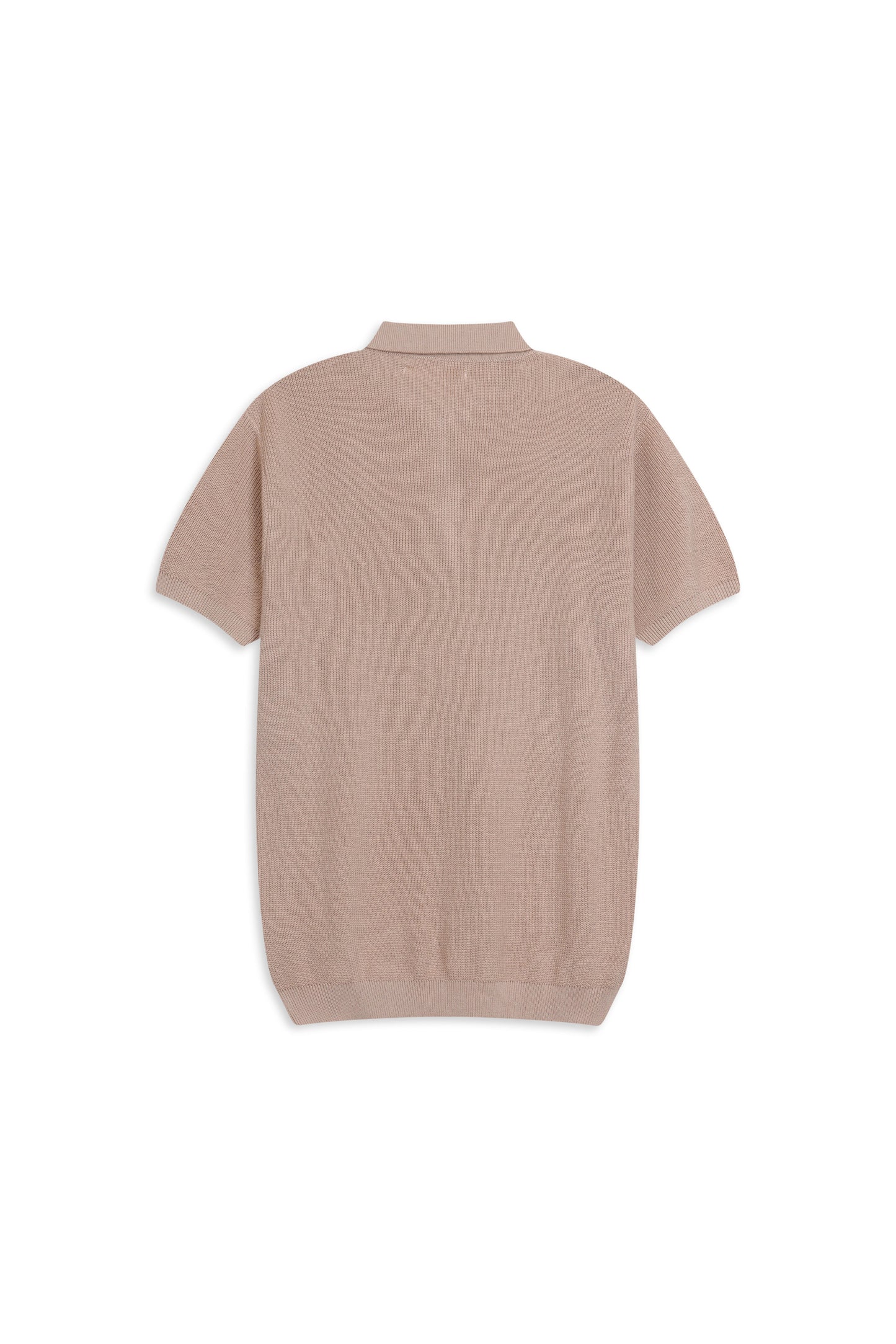OLD MONEY SOLID ZIP KNIT POLO