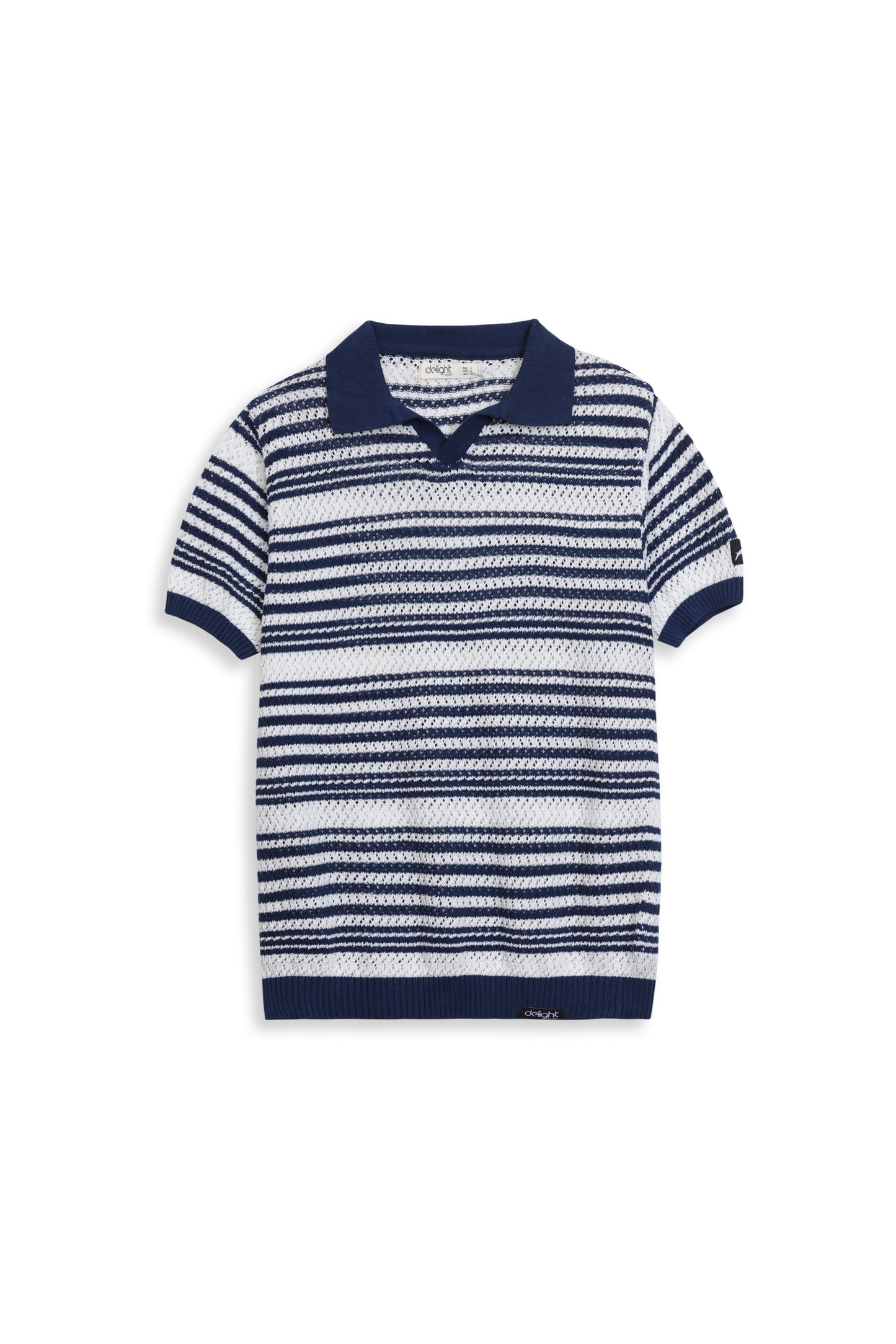 OLD MONEY STRIPED KNIT POLO