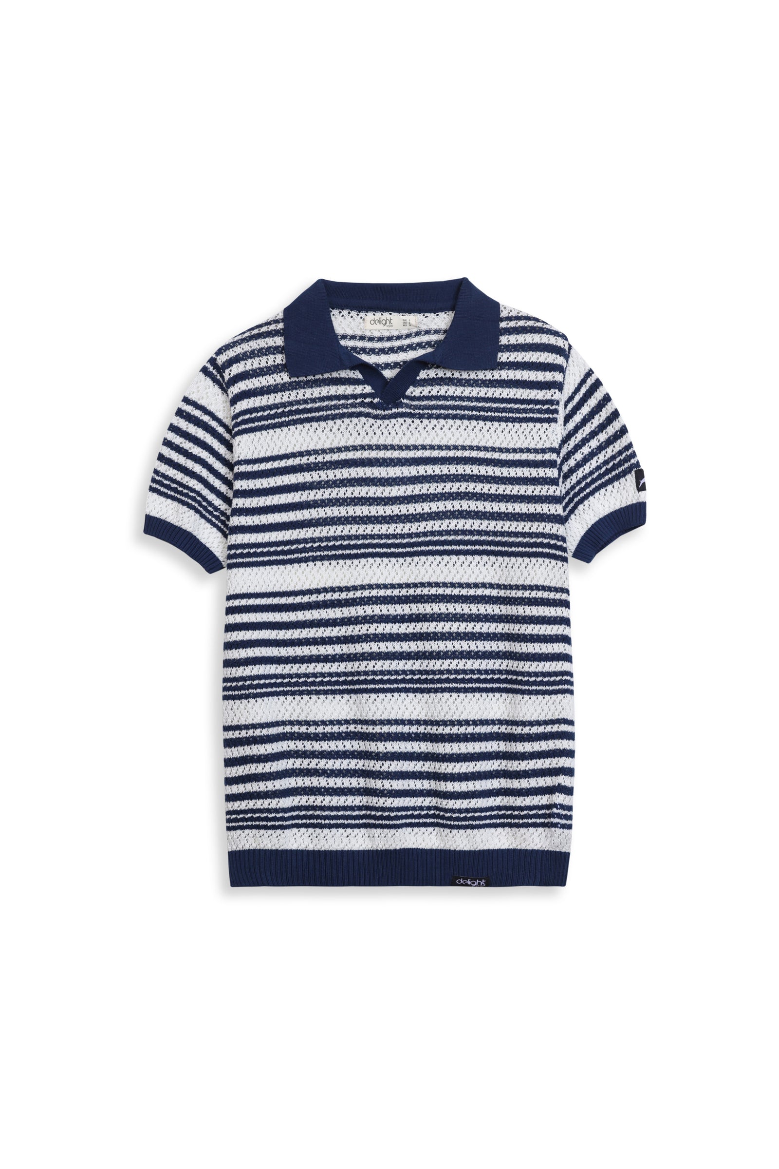 OLD MONEY STRIPED KNIT POLO