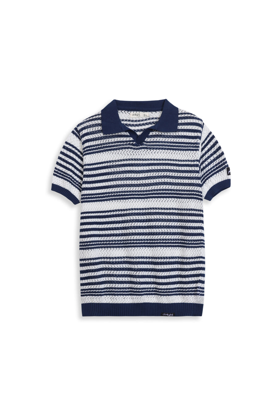 OLD MONEY STRIPED KNIT POLO
