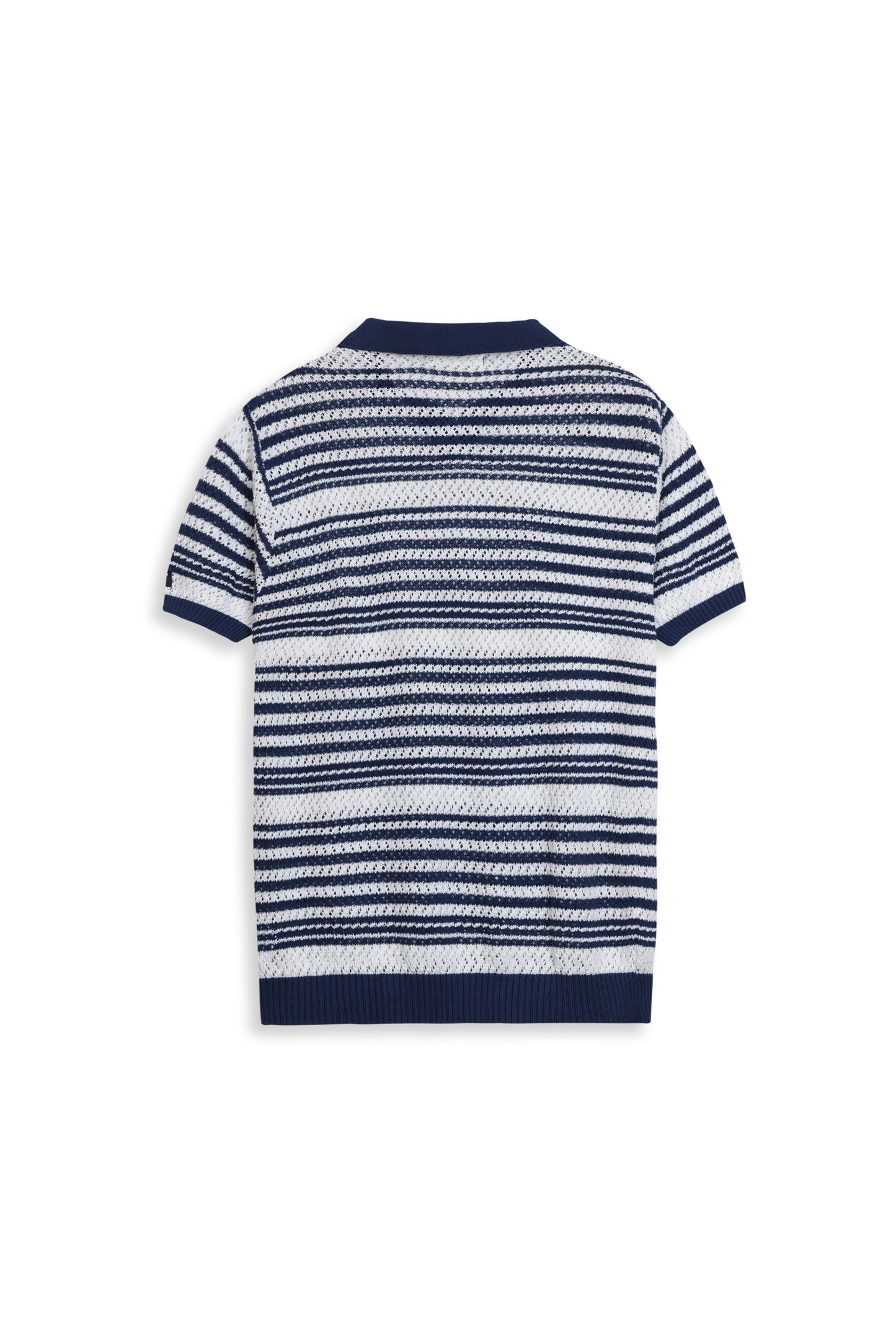 OLD MONEY STRIPED KNIT POLO