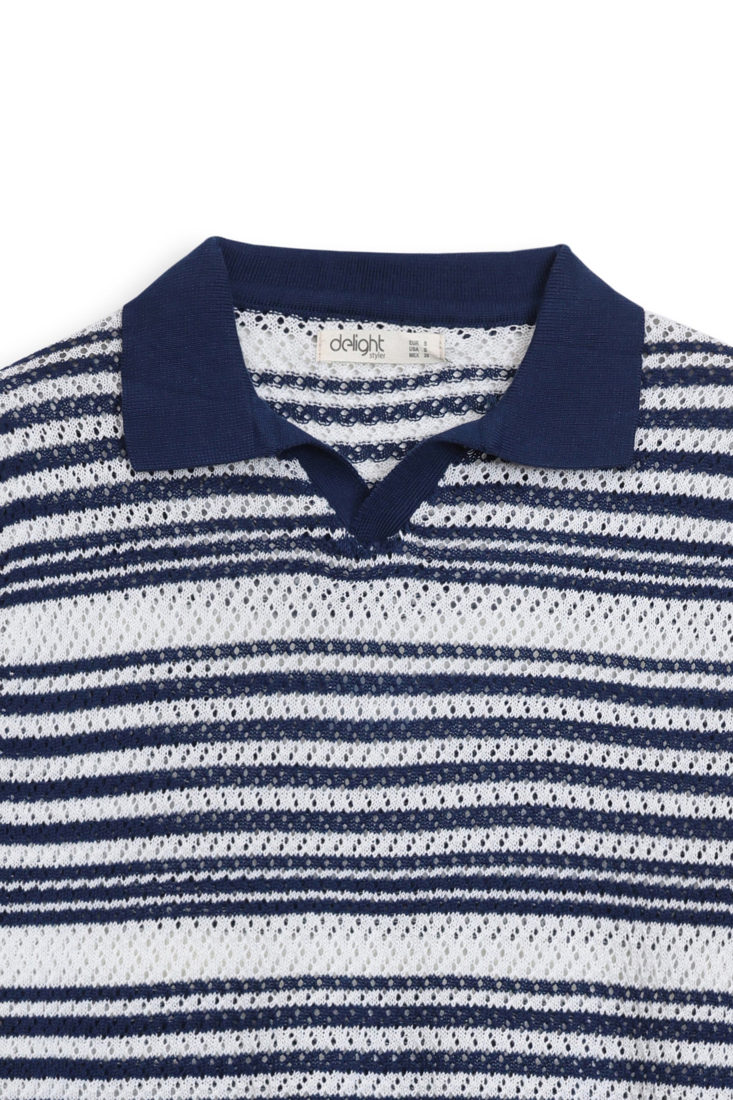 OLD MONEY STRIPED KNIT POLO