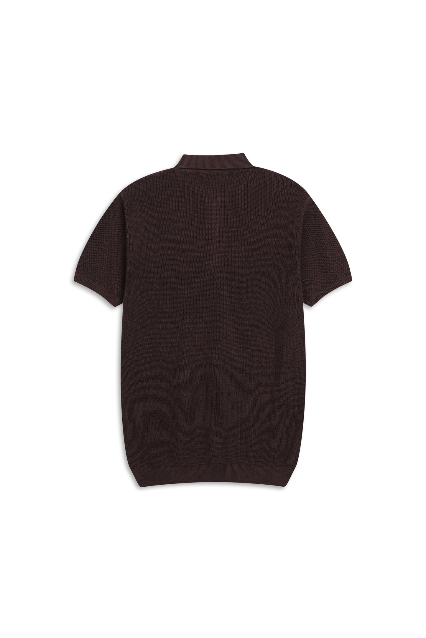 OLD MONEY SOLID ZIP KNIT POLO