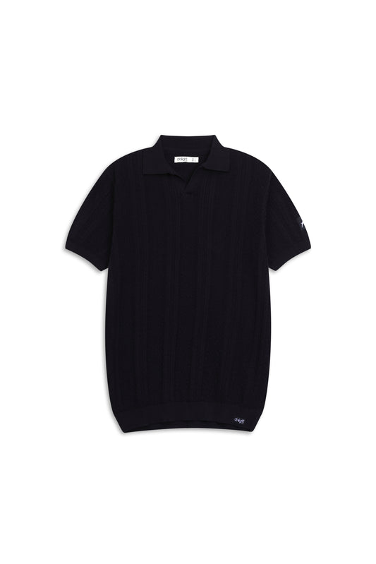 OLD MONEY SOLID TEXTURED JOHNNY POLO