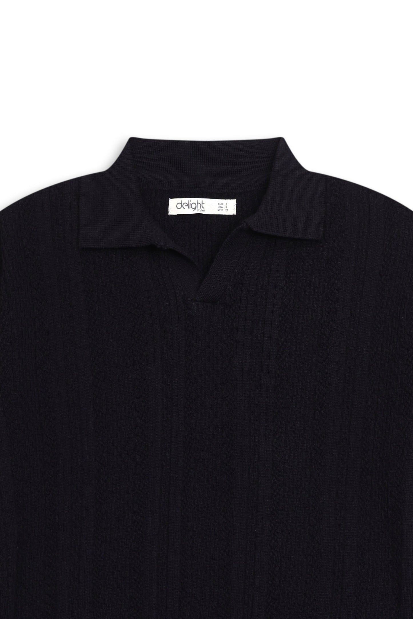 OLD MONEY SOLID TEXTURED JOHNNY POLO
