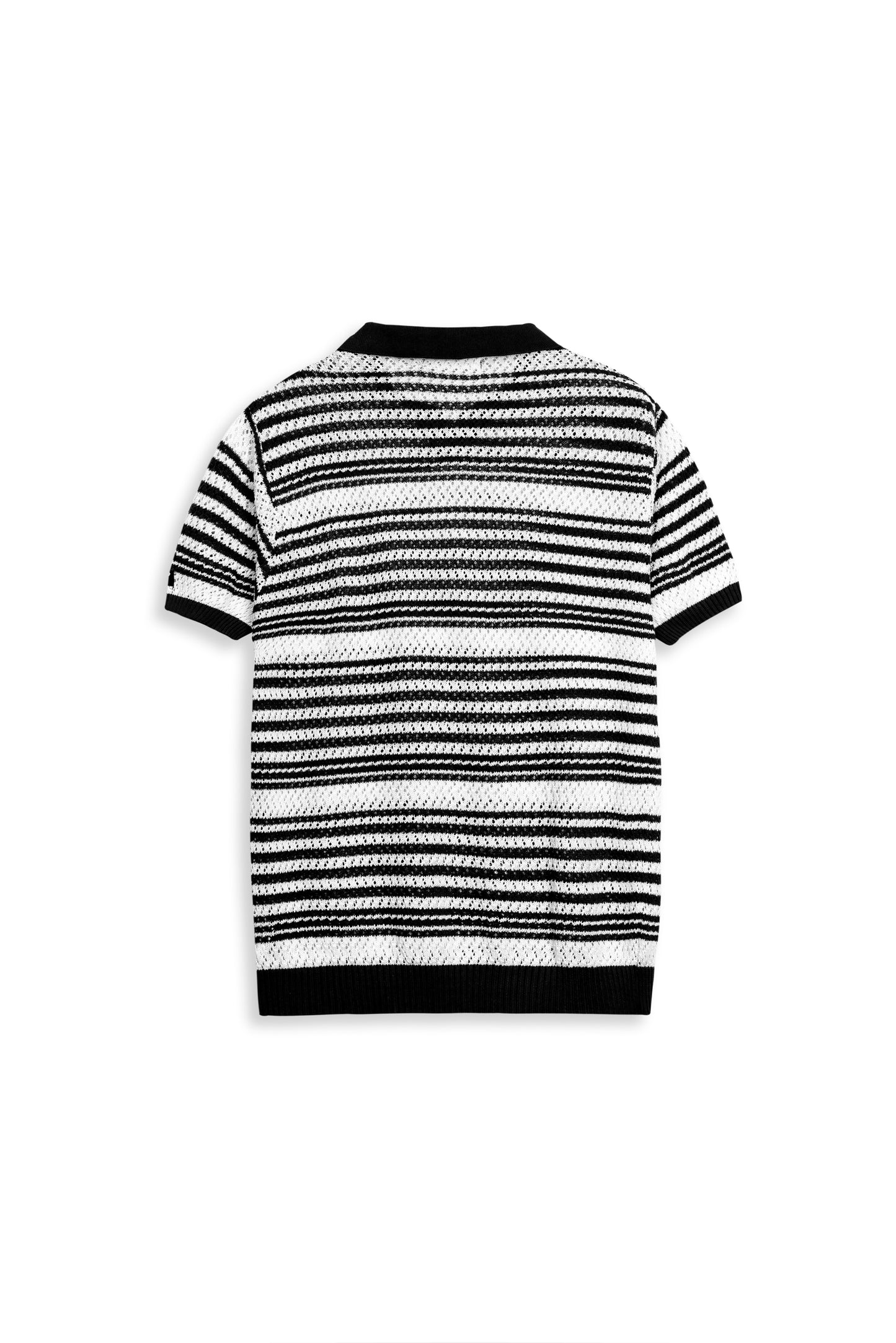 OLD MONEY STRIPED KNIT POLO