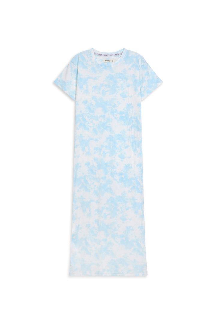 Cloud Wash Tie-Dye Maxi