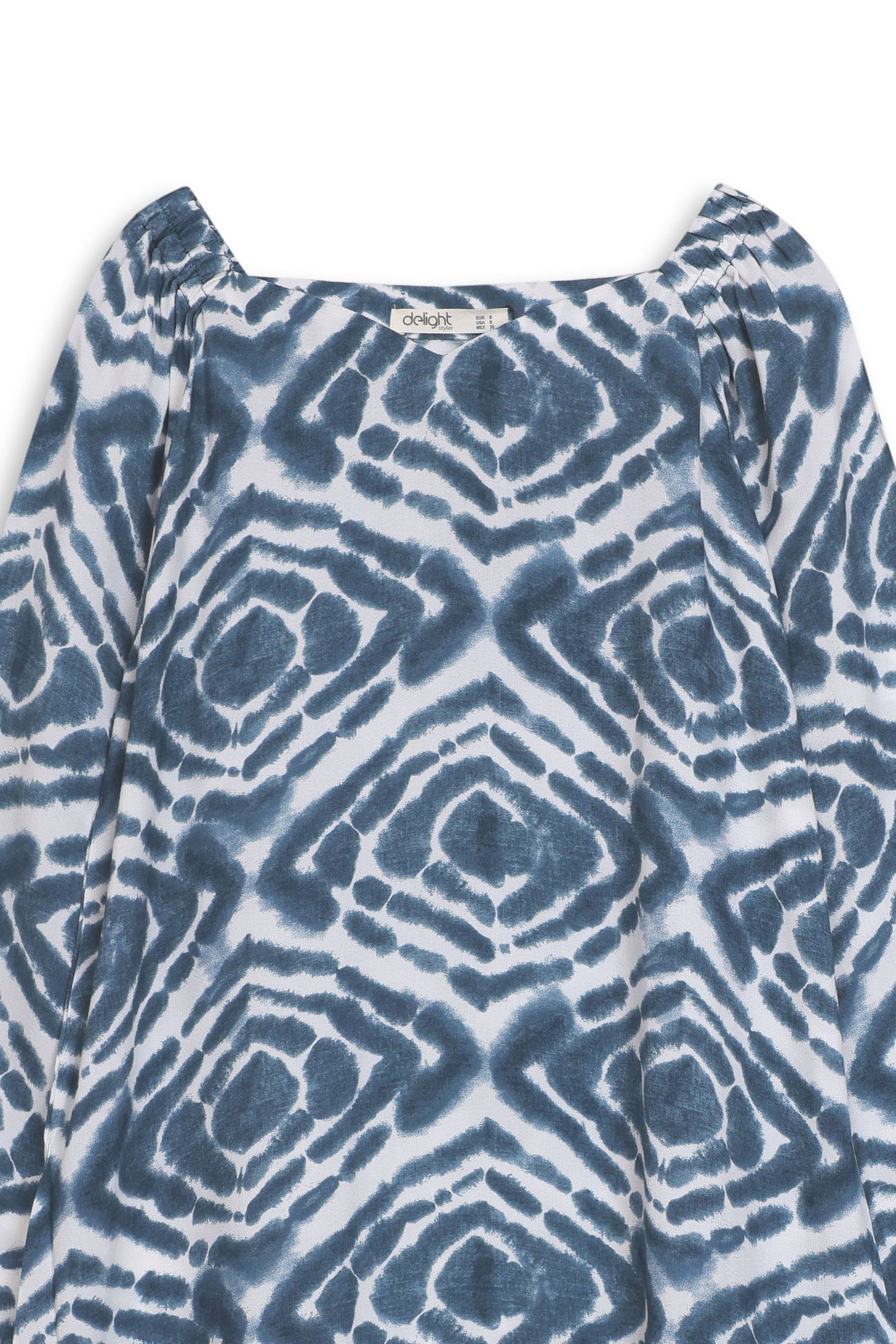 Indigo Wave Flare Maxi