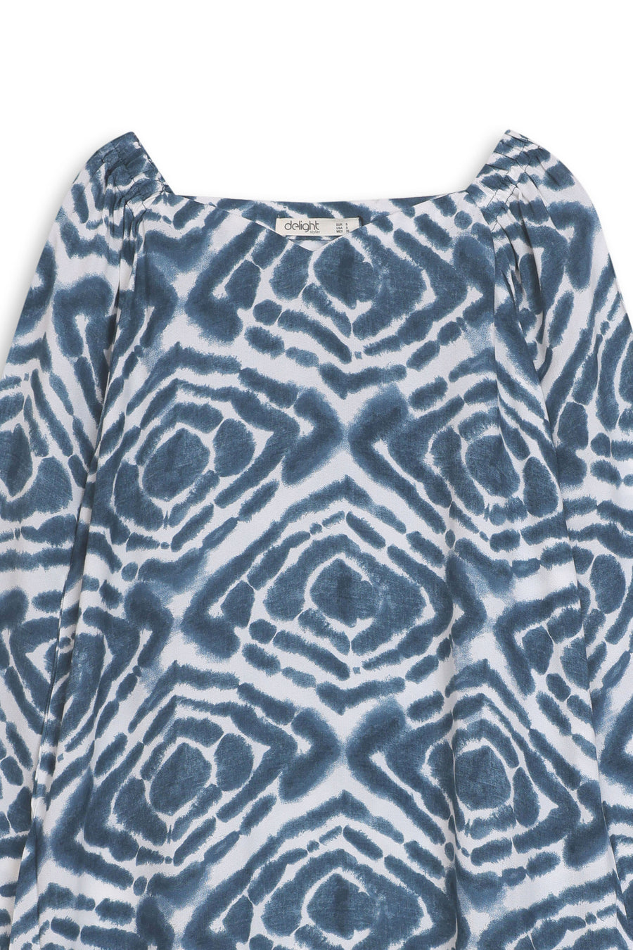 Indigo Wave Flare Maxi