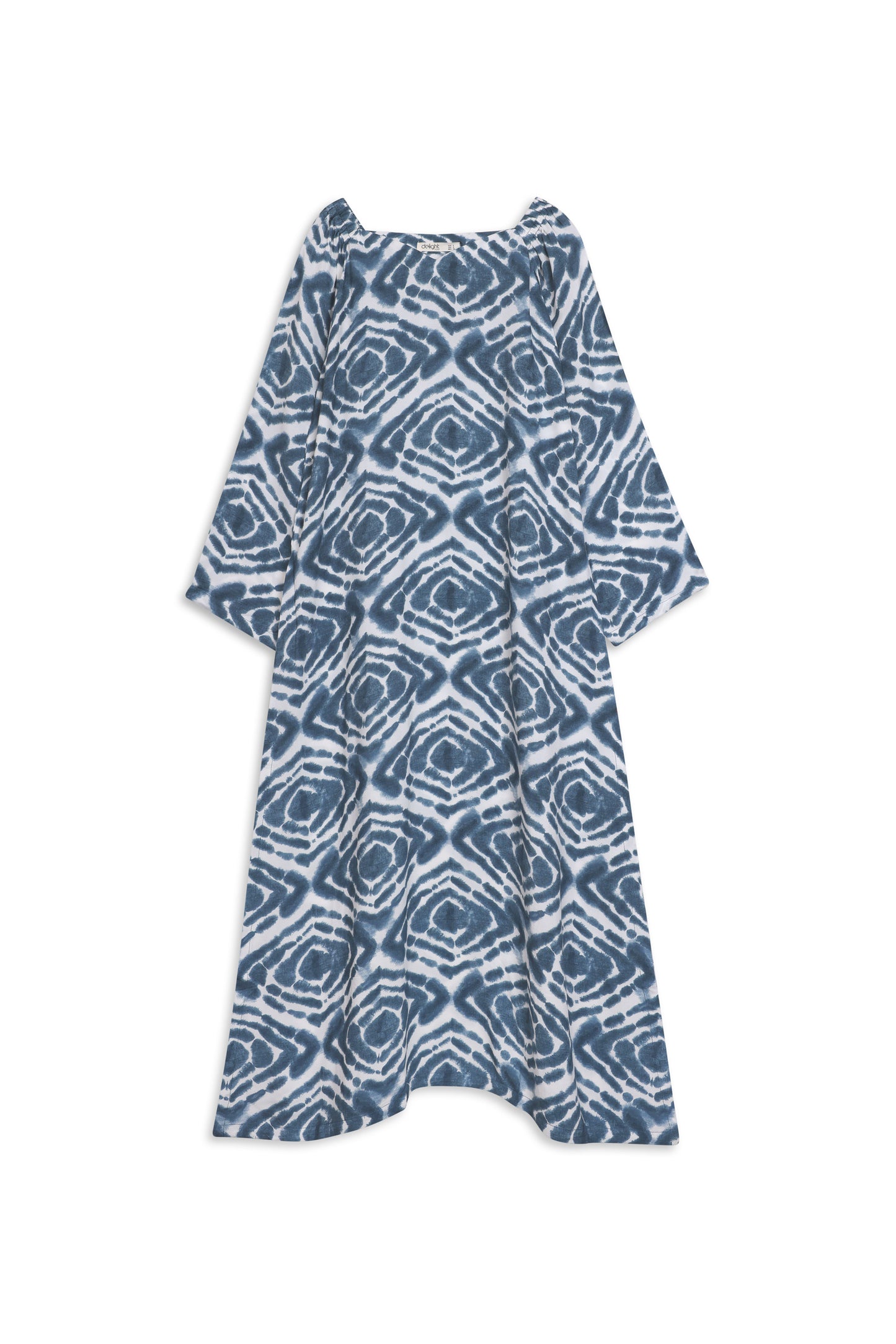 Indigo Wave Flare Maxi