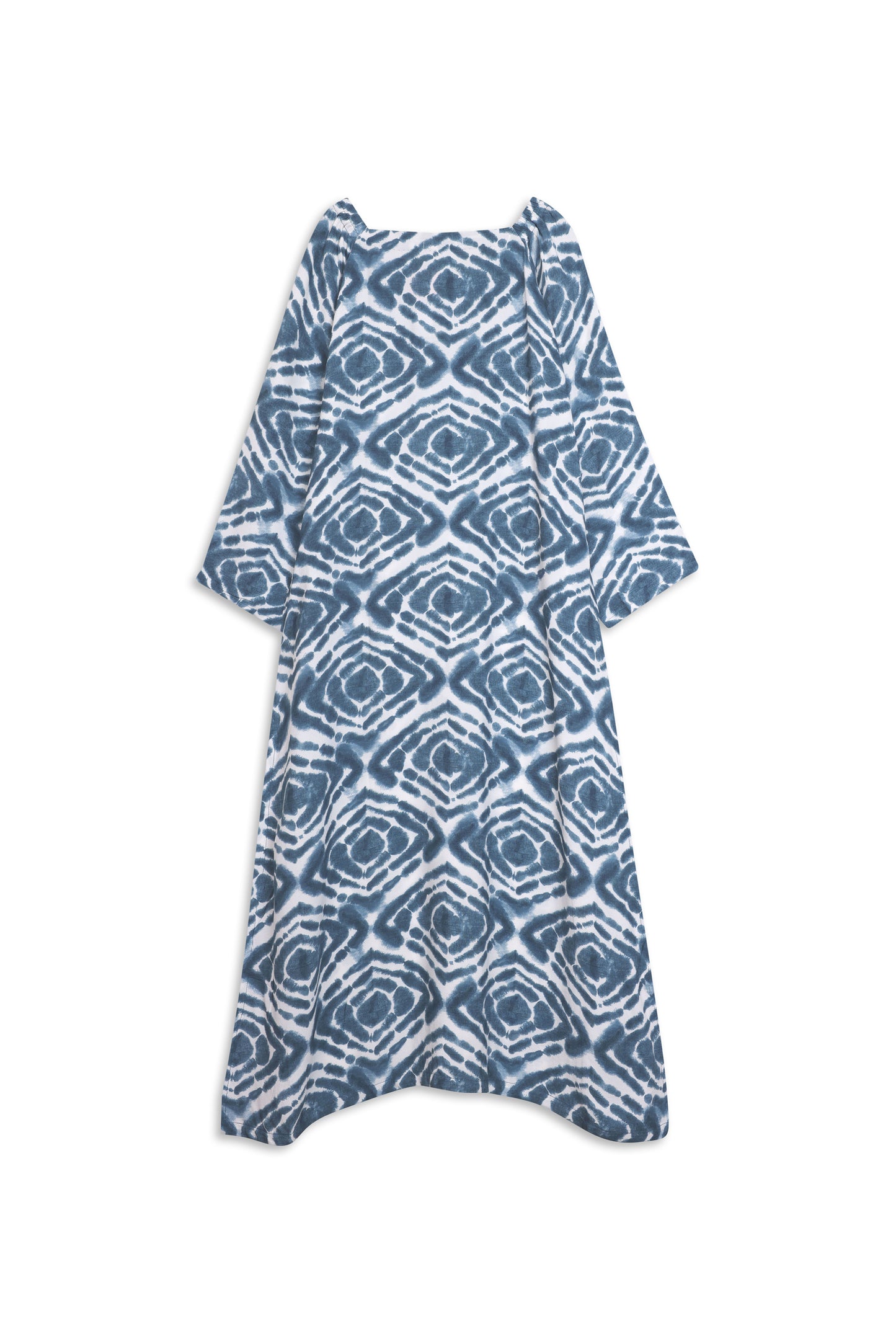 Indigo Wave Flare Maxi
