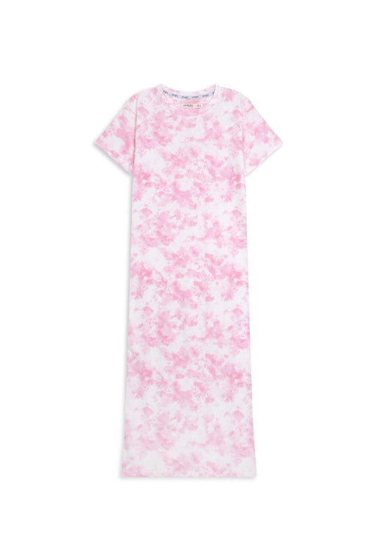 Cloud Wash Tie-Dye Maxi