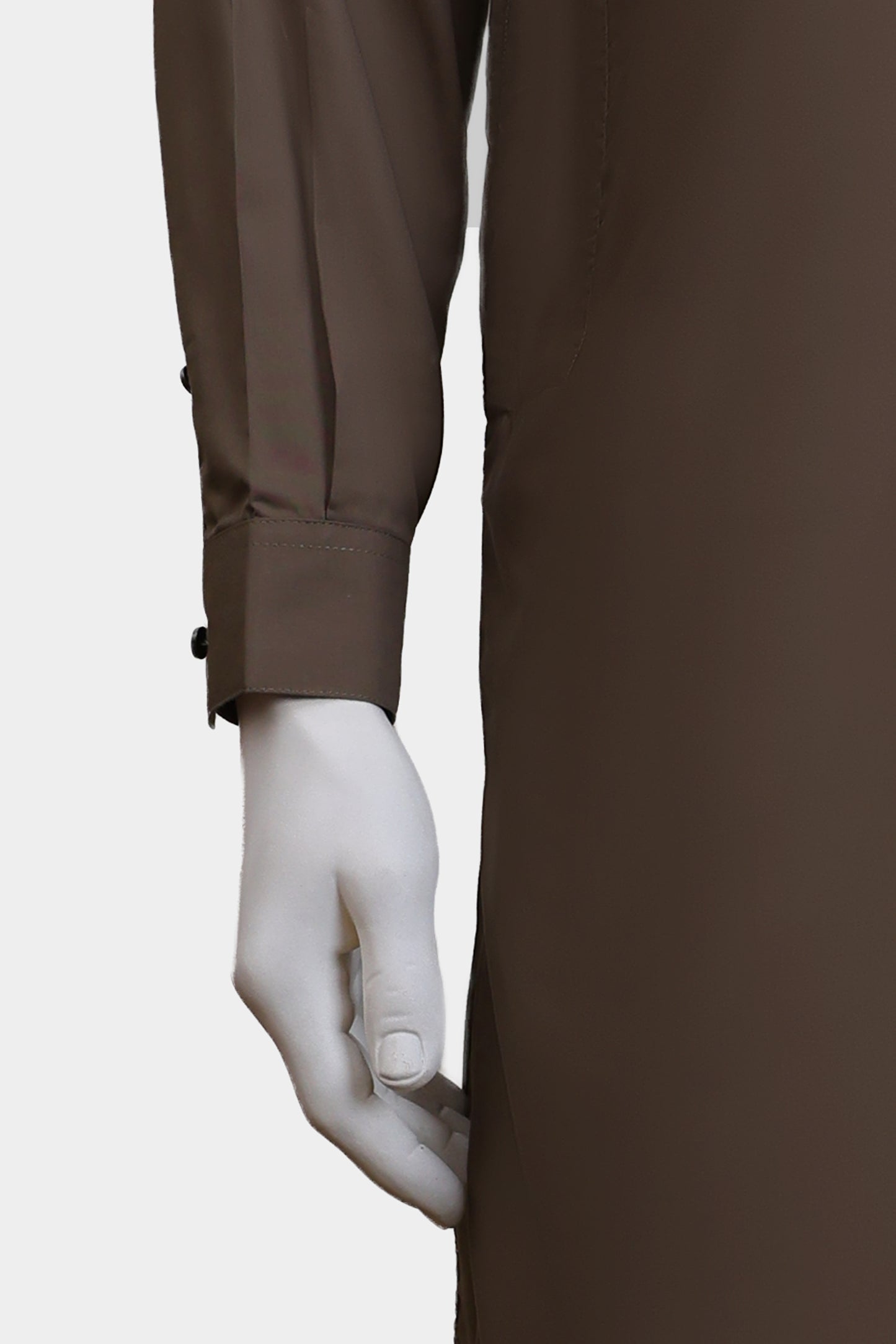 Brown Classic Wash & Wear Kameez Shalwar
