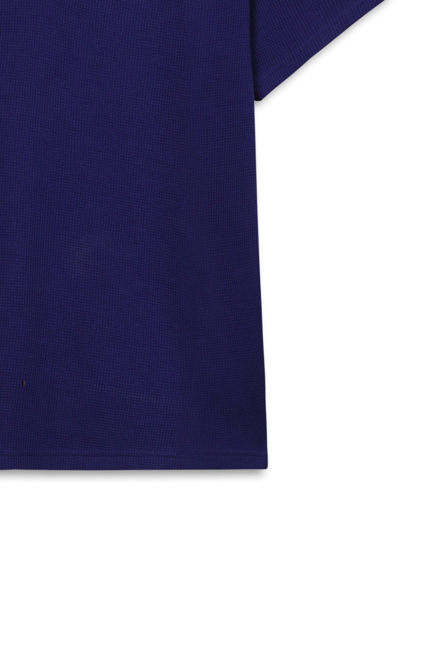 Urban Waffle Texture Knit Polo Shirt
