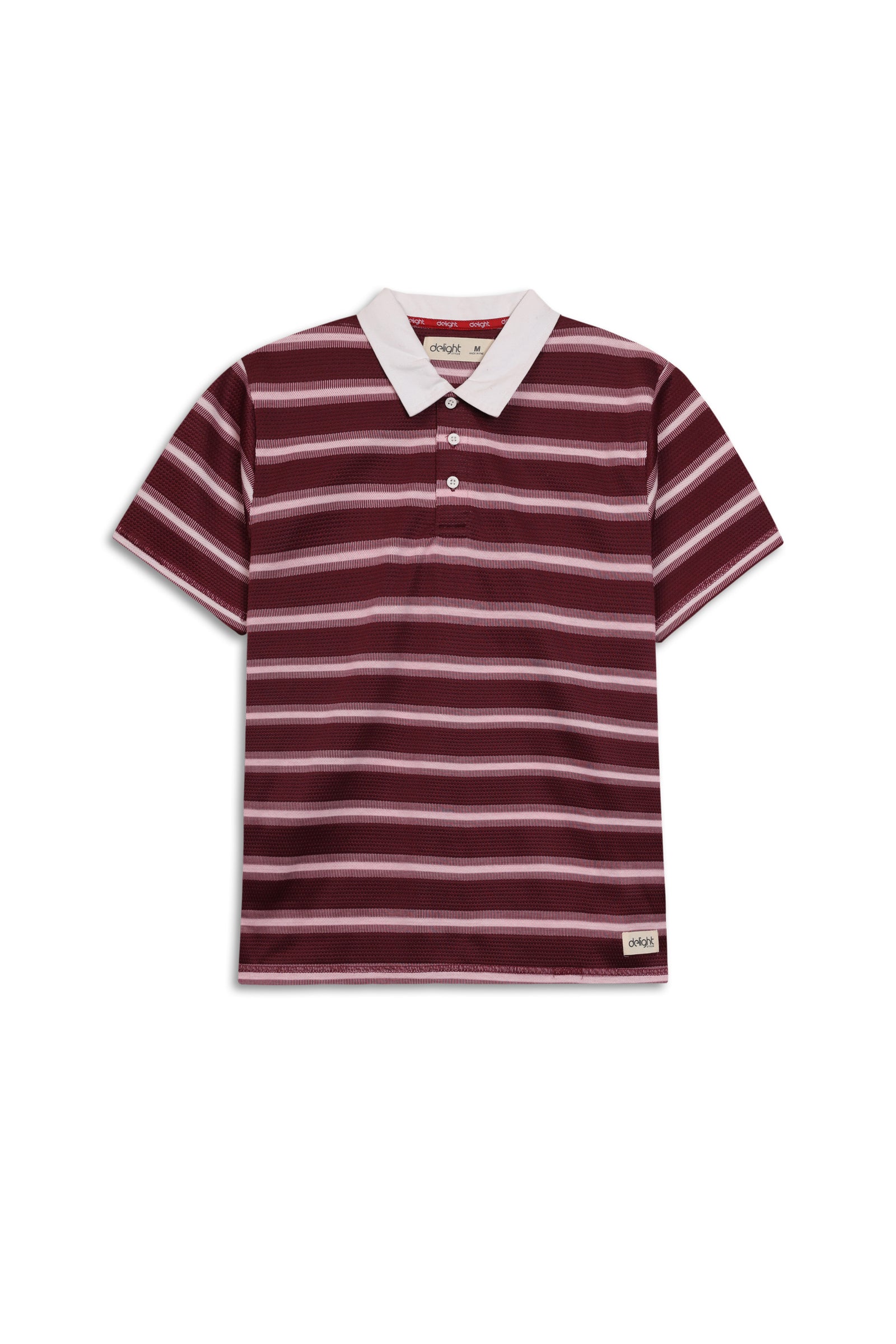 Urban Texture Rugby Collar Polo