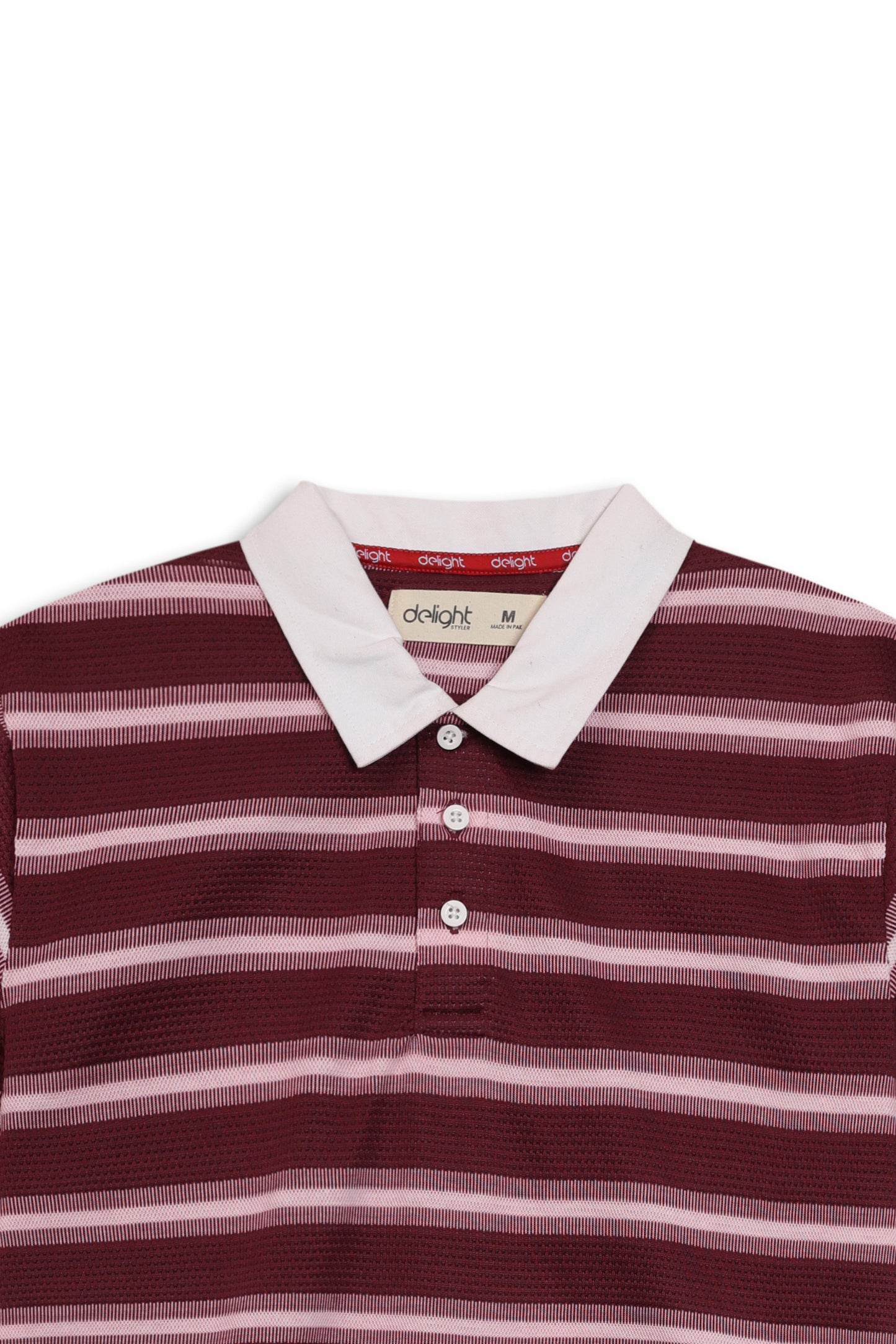 Urban Texture Rugby Collar Polo